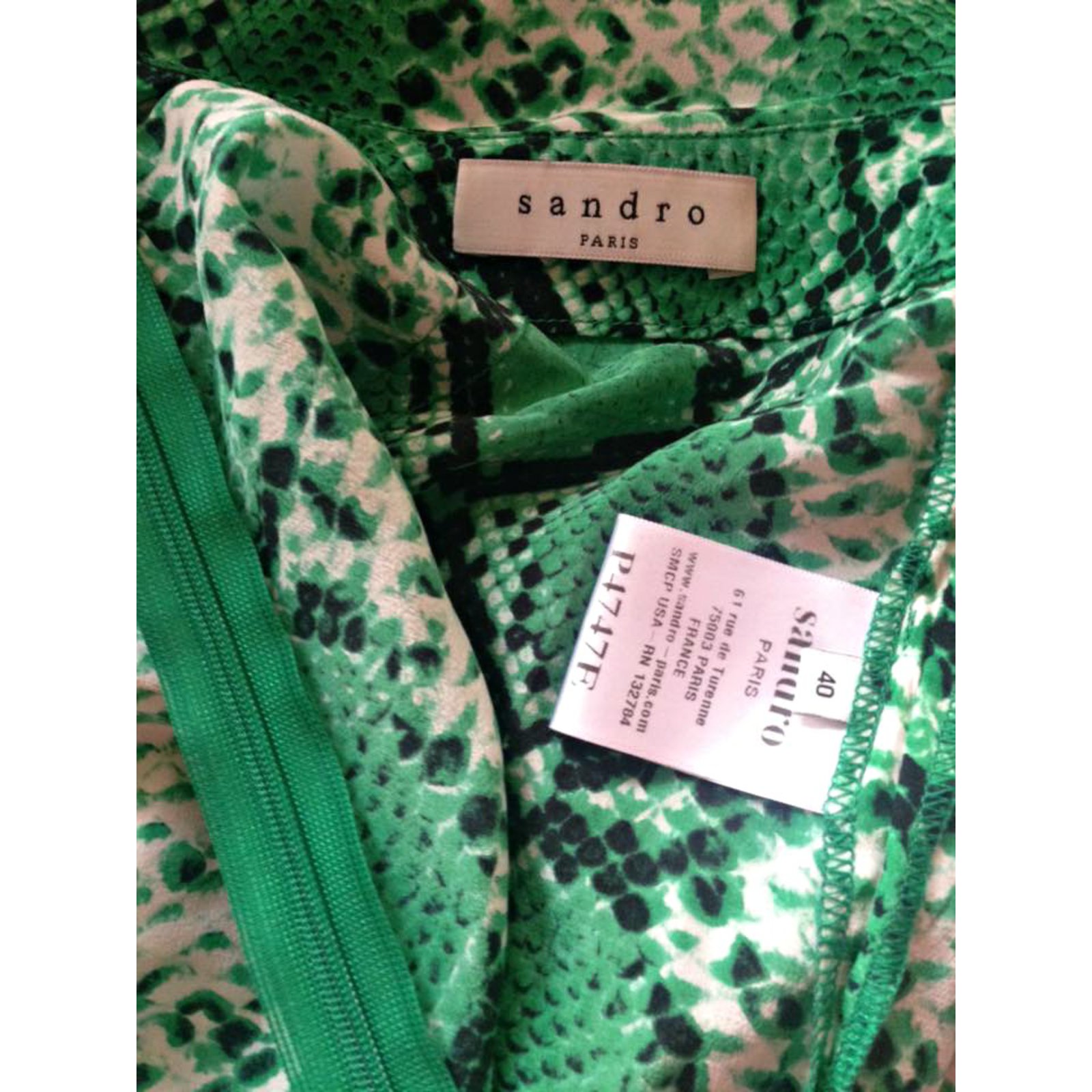 sandro green jumpsuit