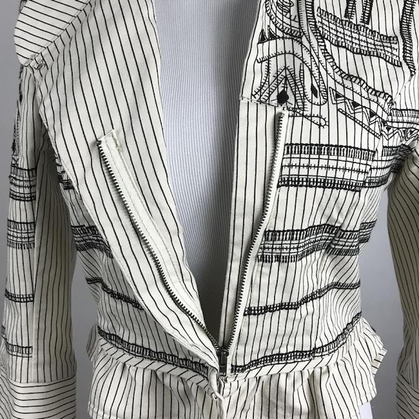Kate Moss For Topshop Jackets Cream Cotton ref.62158 - Joli