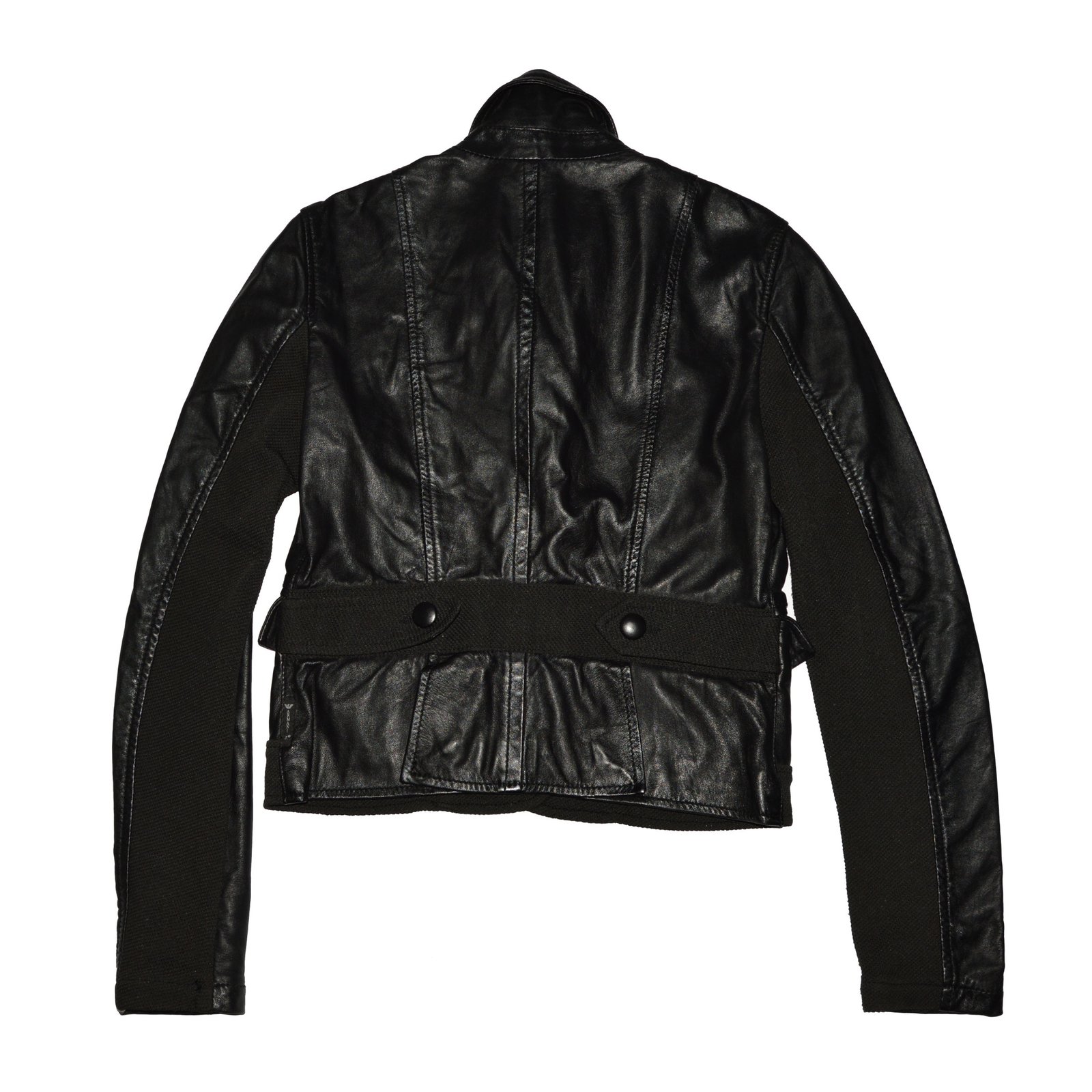 Armani Jeans Jackets Black Leather ref.62356 - Joli Closet