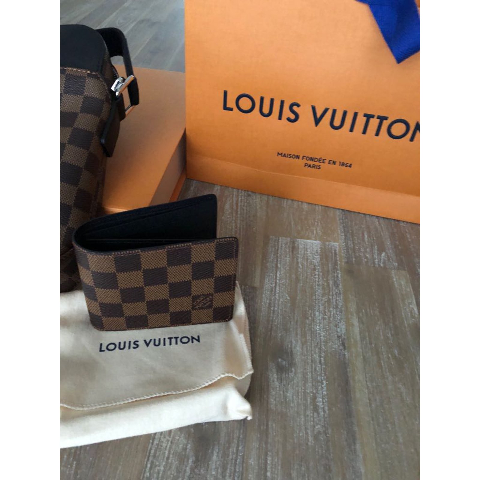 Portefeuille Slender Luxe - Marron - Homme - Louis Vuitton ® in