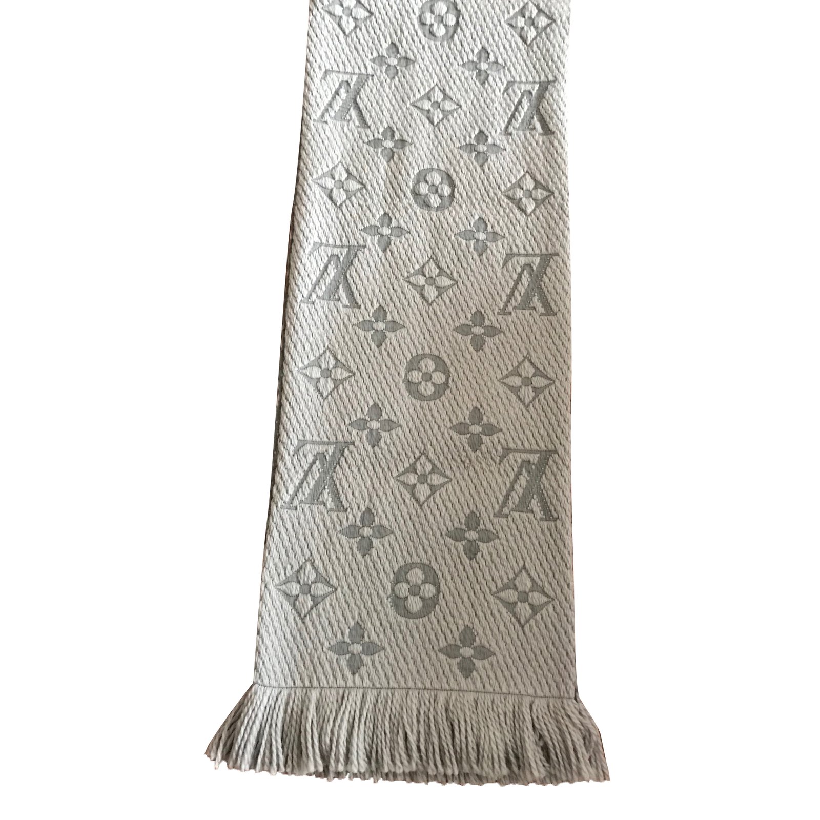Louis Vuitton Scarves Grey Wool ref.63283 - Joli Closet