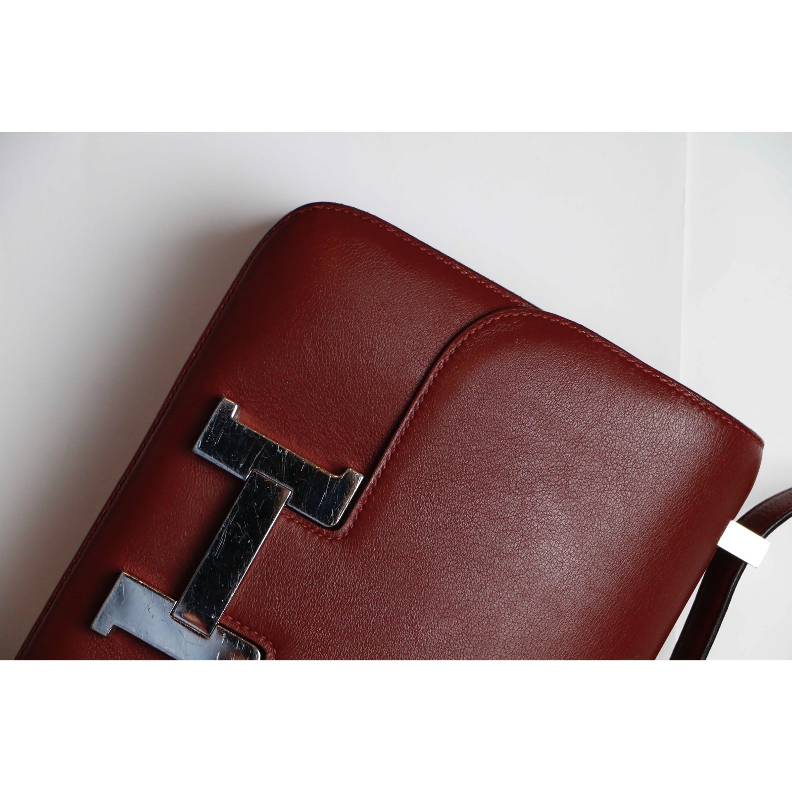 Hermès Constance 24 Red Leather ref.237531 - Joli Closet