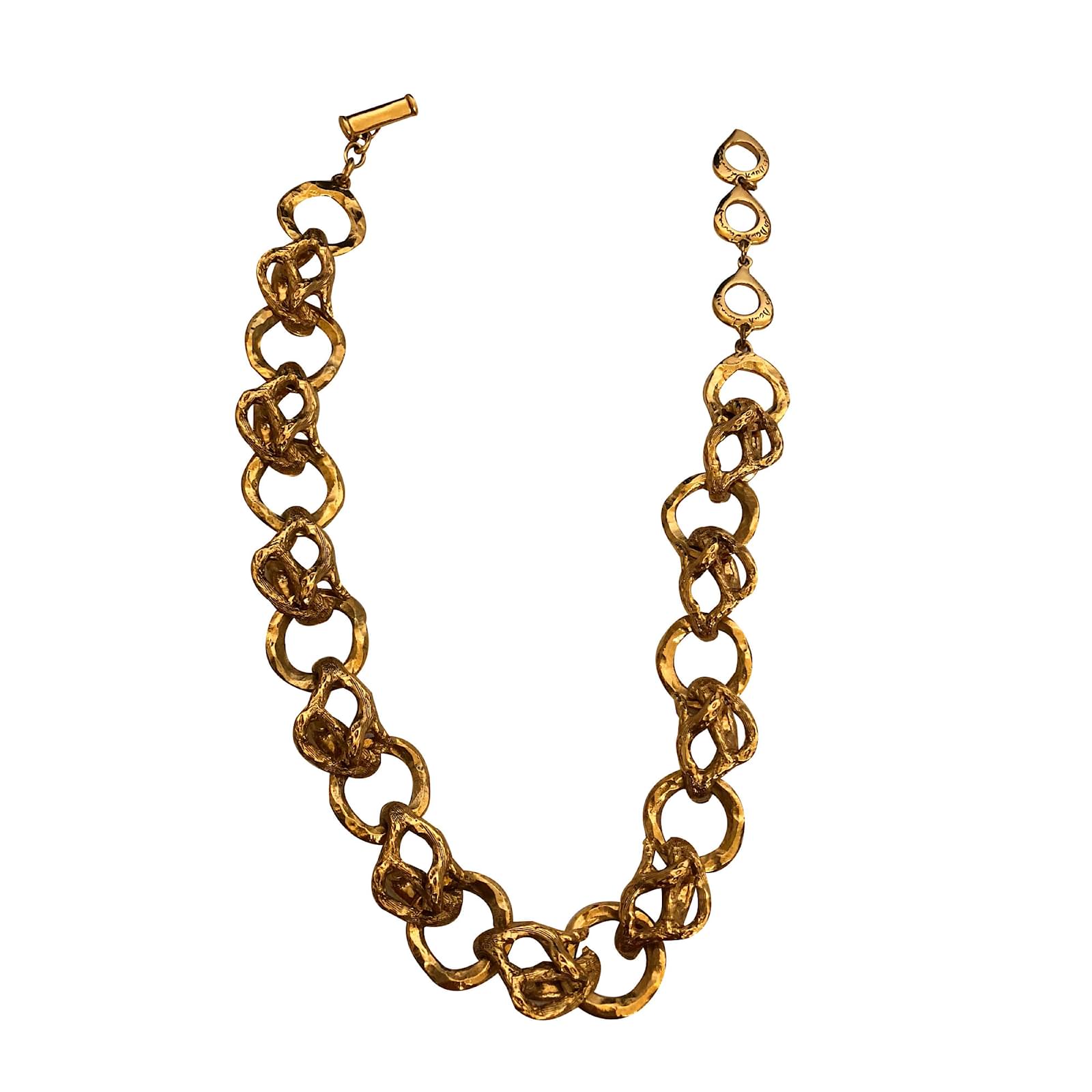 Yves Saint Laurent Necklaces Golden Metal ref.63452 Joli Closet