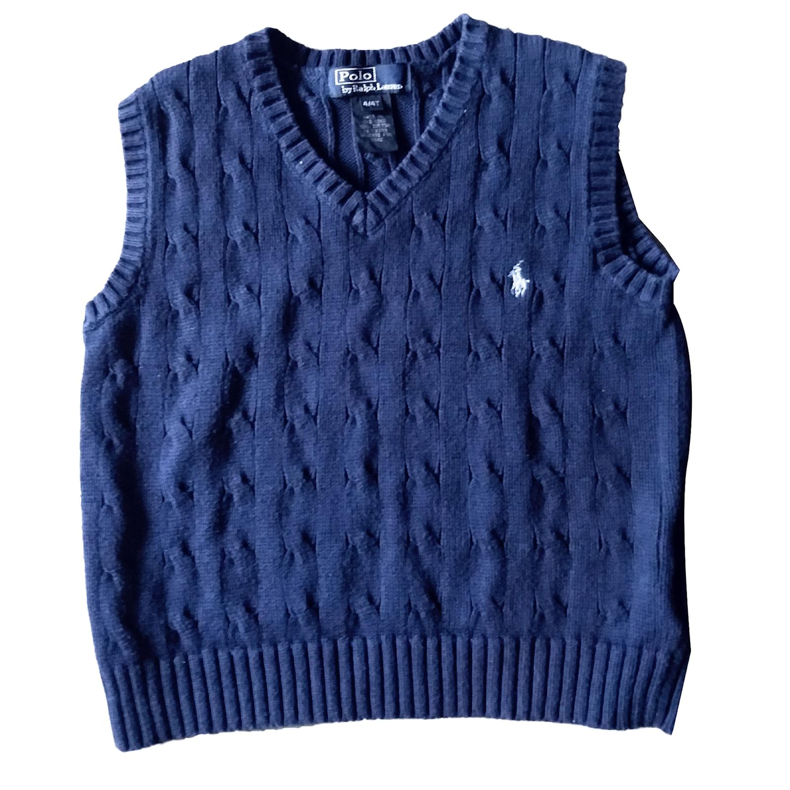GILET BLEU TAO pour garçon en 8 ans en TBE voire neuf EUR 5,00