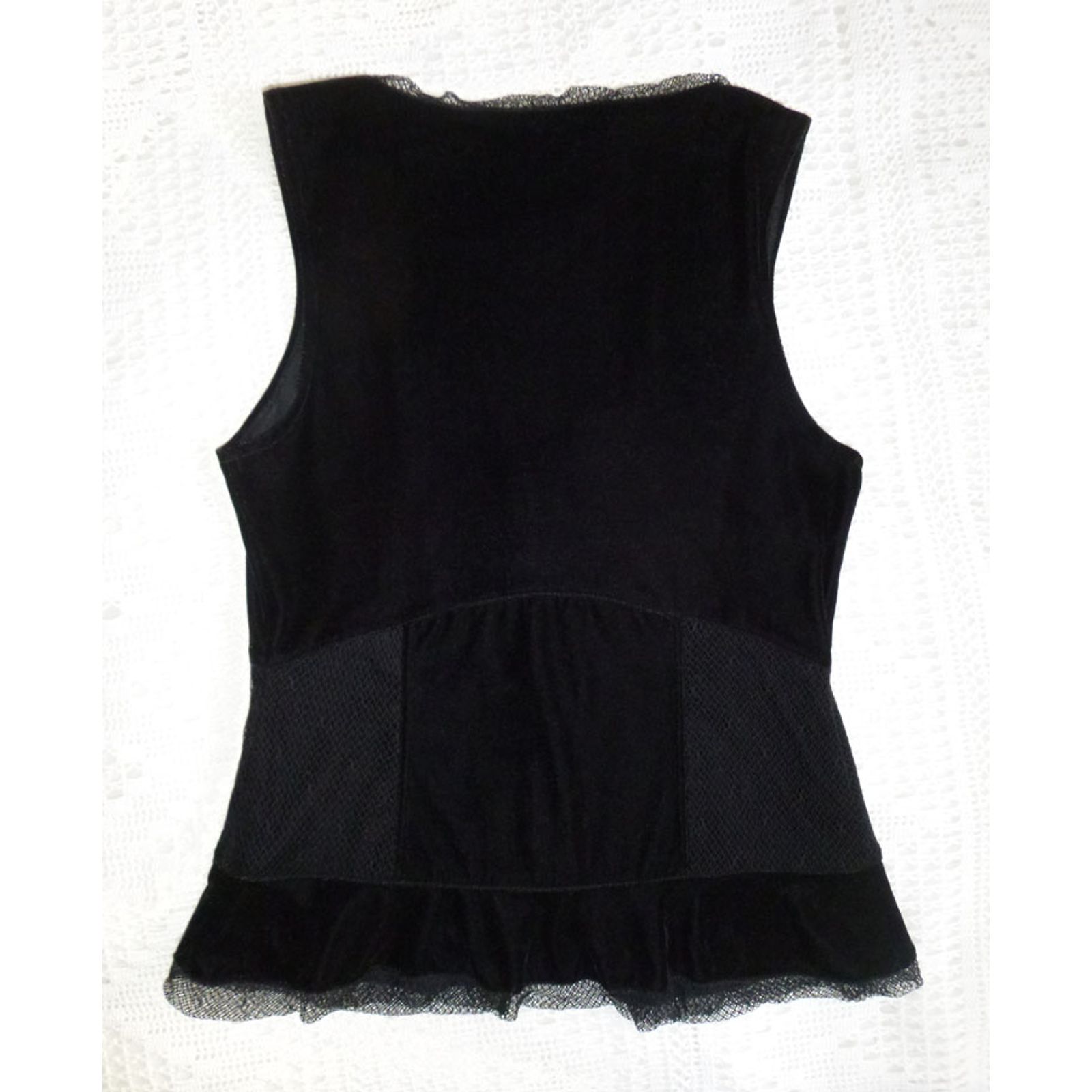 Débardeur / Crop Top Femme Brillant Cuir Patiné - Cross, Cami, Clubwear - Taille R