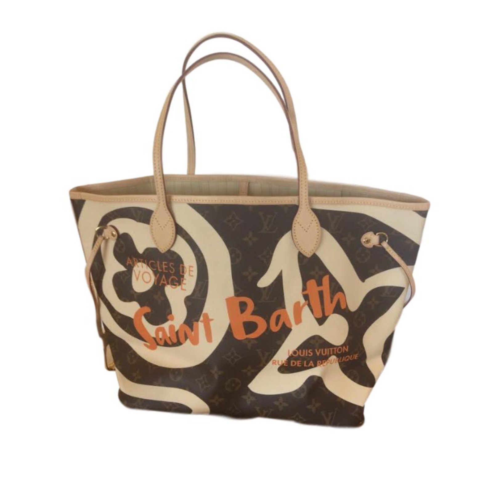 Louis Vuitton Bag Monogram Keepall Bandouliere Saint Barth Limited Edition  50 at 1stDibs
