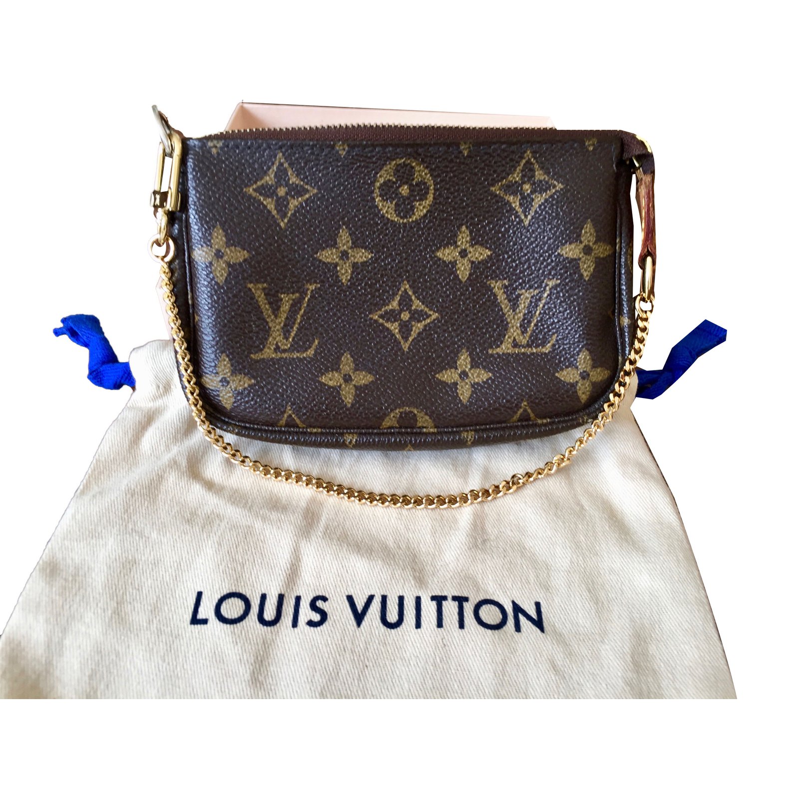 Louis Vuitton Clutch bags Brown Leather ref.64384 - Joli Closet