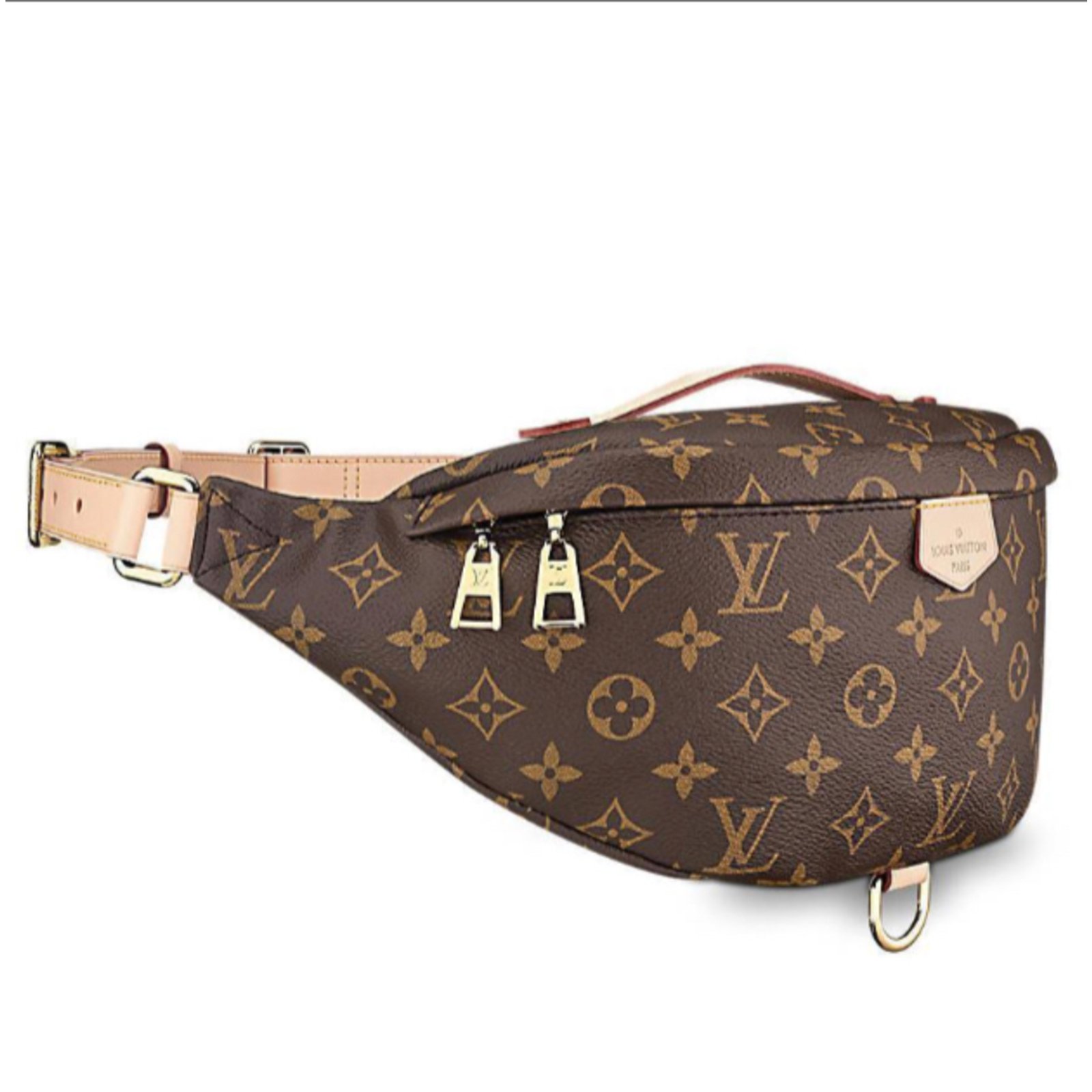 Louis Vuitton Bumbag Handbags Leather Brown,Beige ref.64701 - Joli Closet