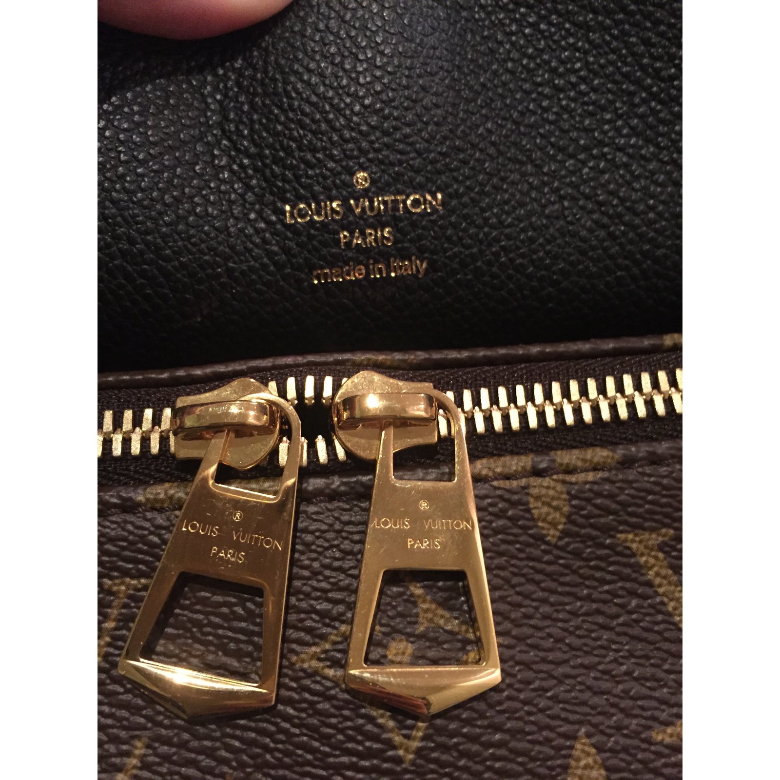 Louis Vuitton Brown Monogram Manhattan PM Leather Cloth ref.963203 - Joli  Closet
