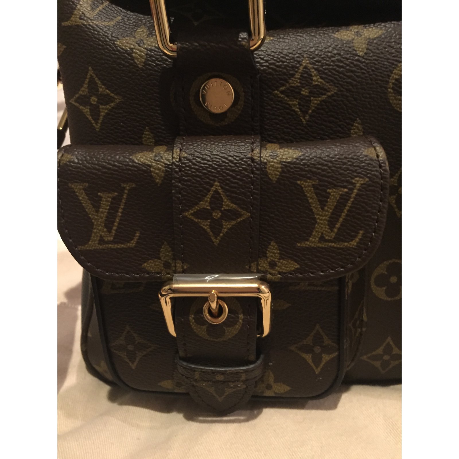 Louis Vuitton, Bags, Flash Sale Auth Louis Vuitton Manhattan Nm Black  Hard To Find