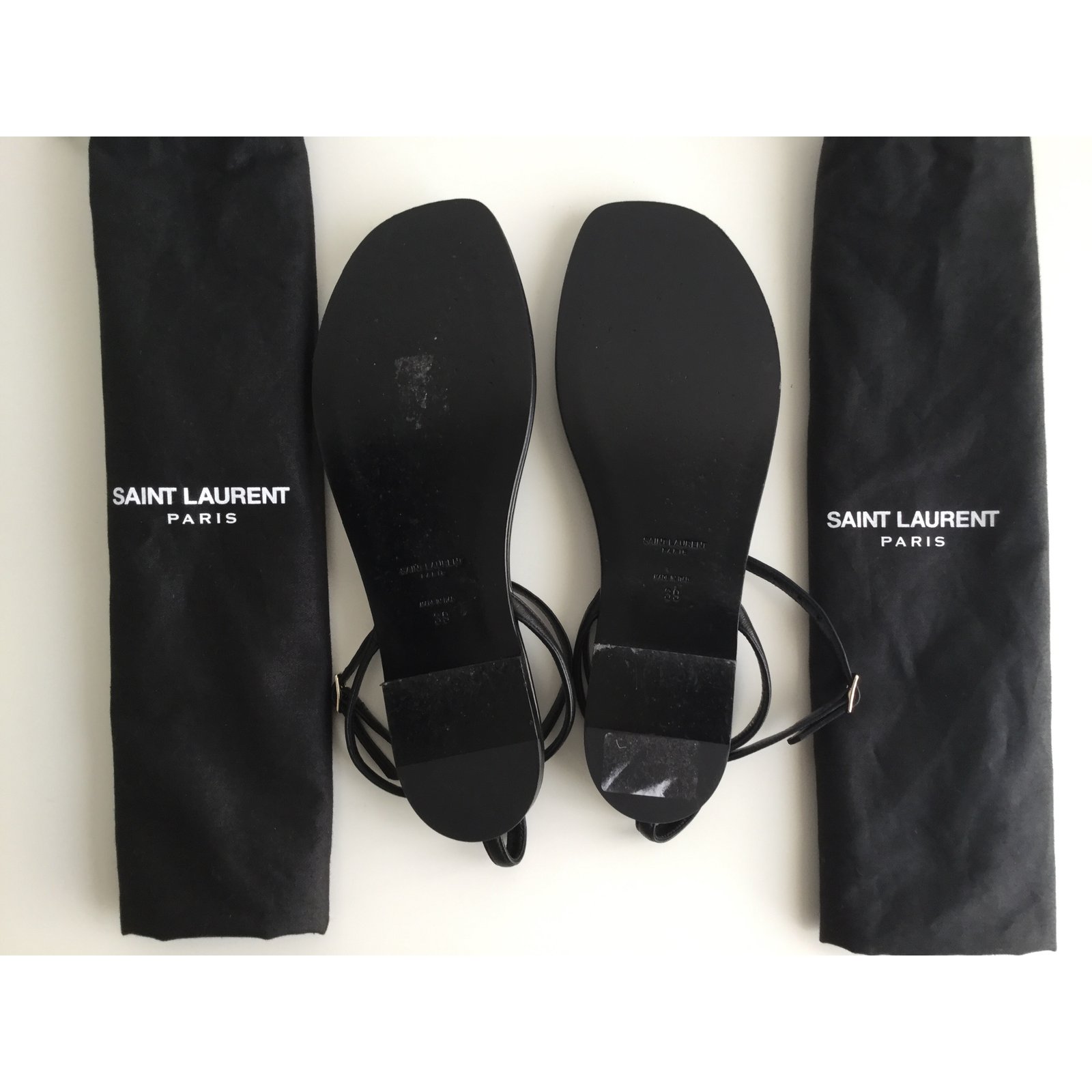 Saint Laurent Babylone Black Leather ref.374361 - Joli Closet