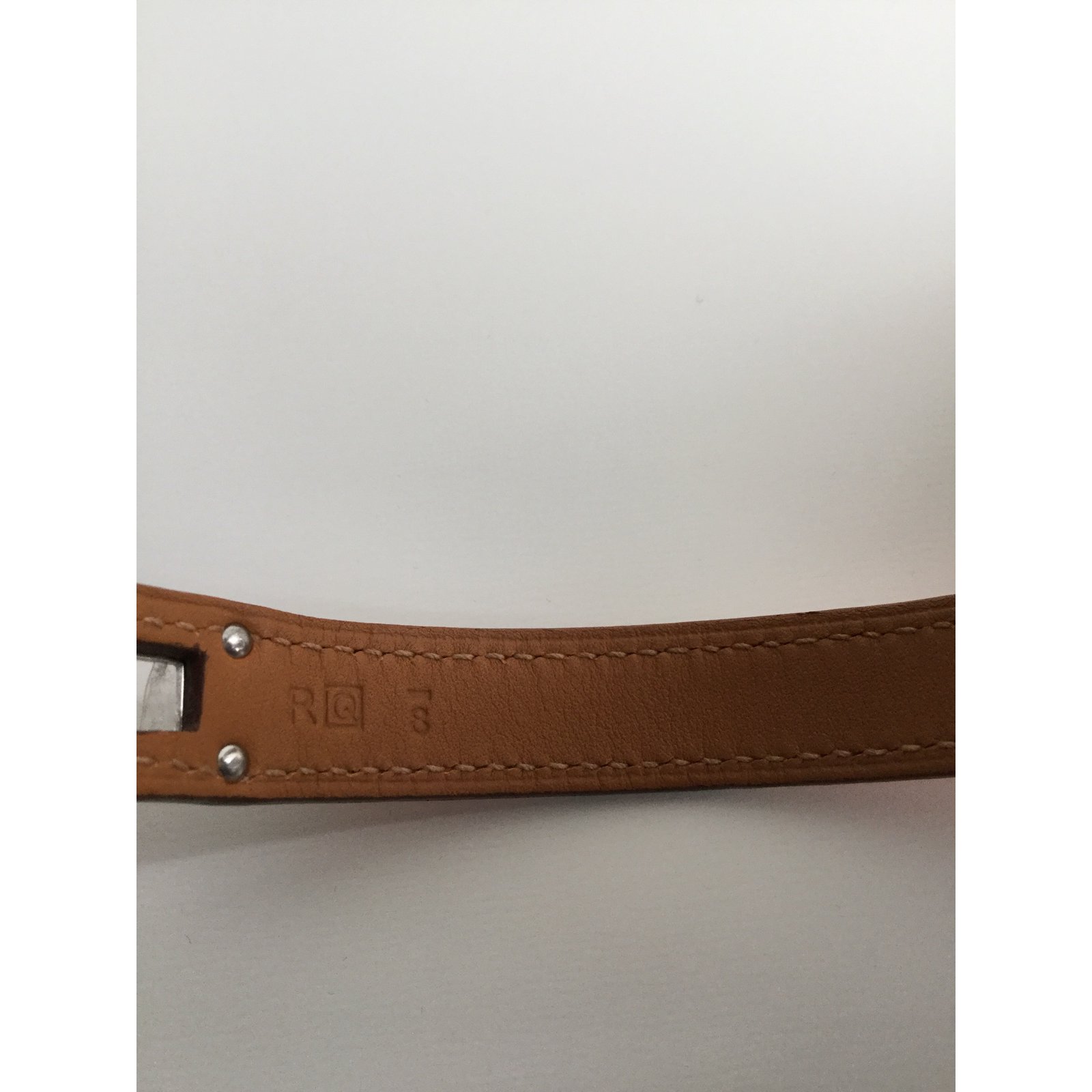 Hermès Kelly Bracelet Orange Exotic leather ref.66177 - Joli Closet