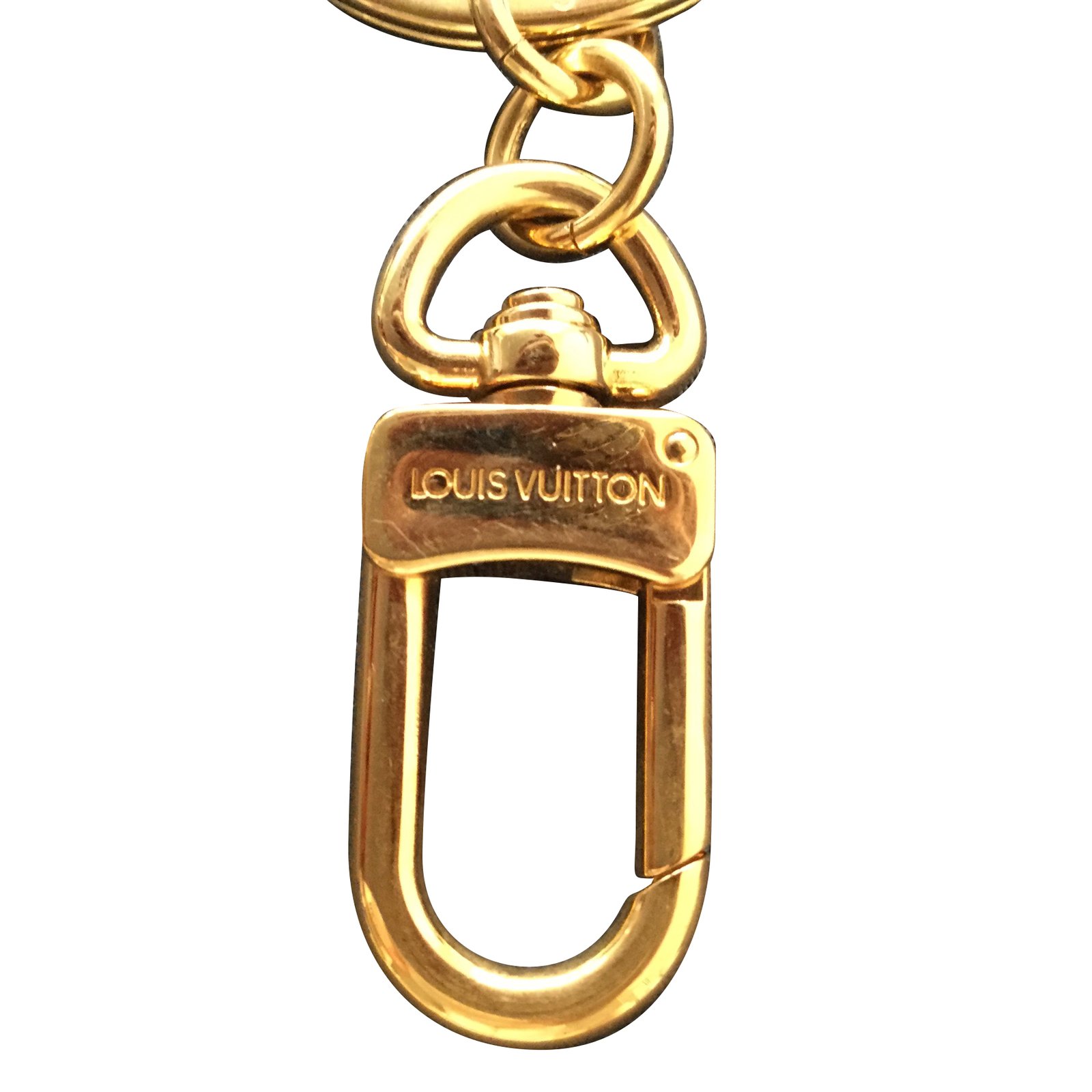 LOUIS VUITTON Porte Cles Vivienne Charm Key Ring M68458 LV Auth 19665  Golden Metal ref.334732 - Joli Closet