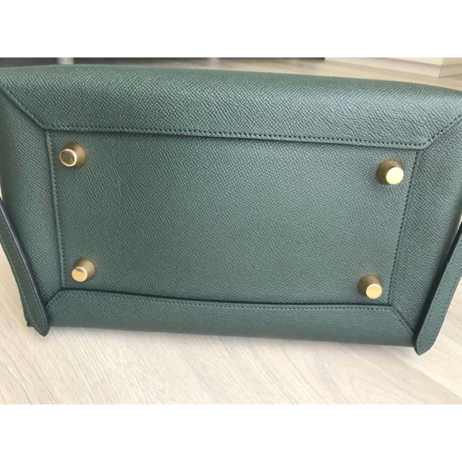 Céline Belt bag Green Leather ref.66760 - Joli Closet