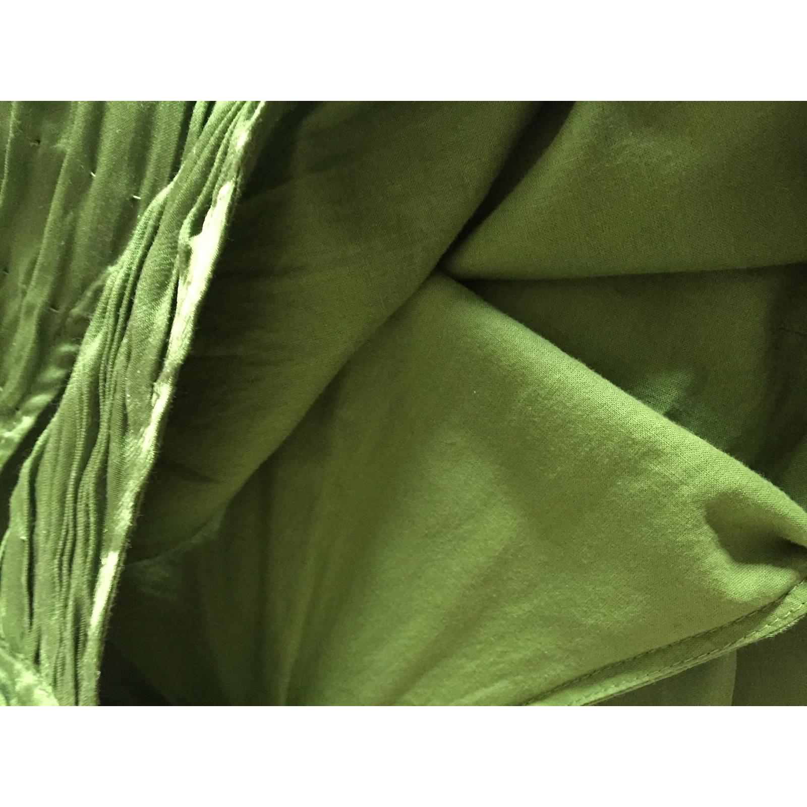 slim fit dress slacks ADOLFO DOMINGUEZ. Green chiffon wrap dress with print. Size 38 – Hibuy  market main image 0