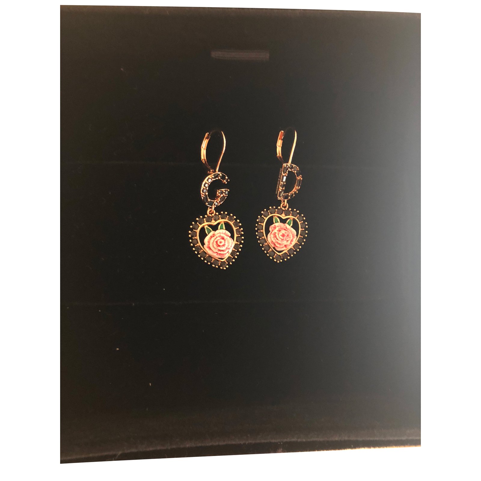 dolce and gabbana heart earrings