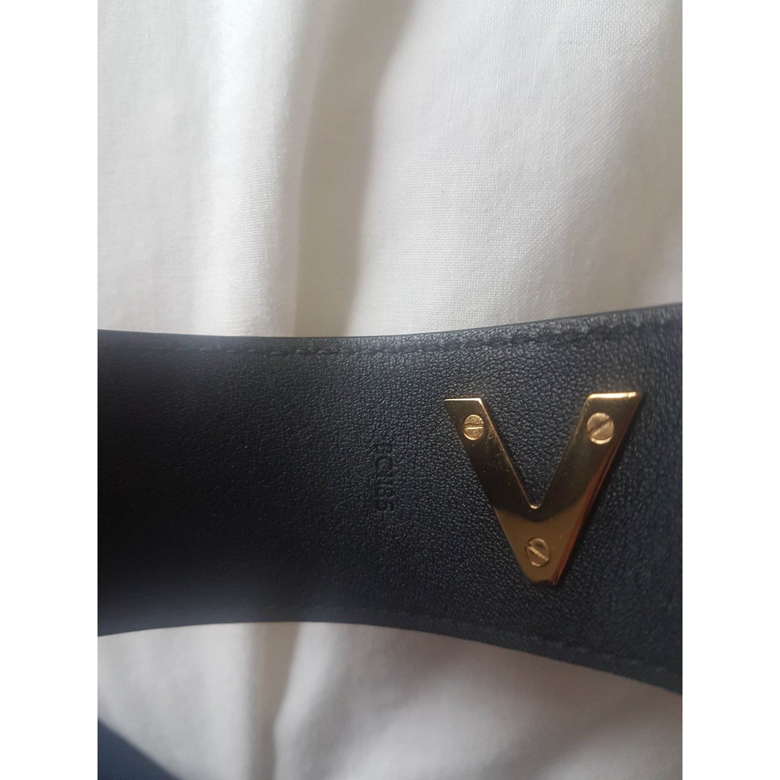 Louis Vuitton bracelet Black Leather ref.408888 - Joli Closet