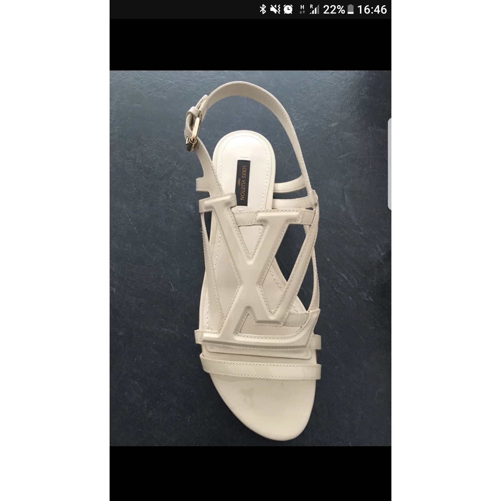 Louis Vuitton Sandals White