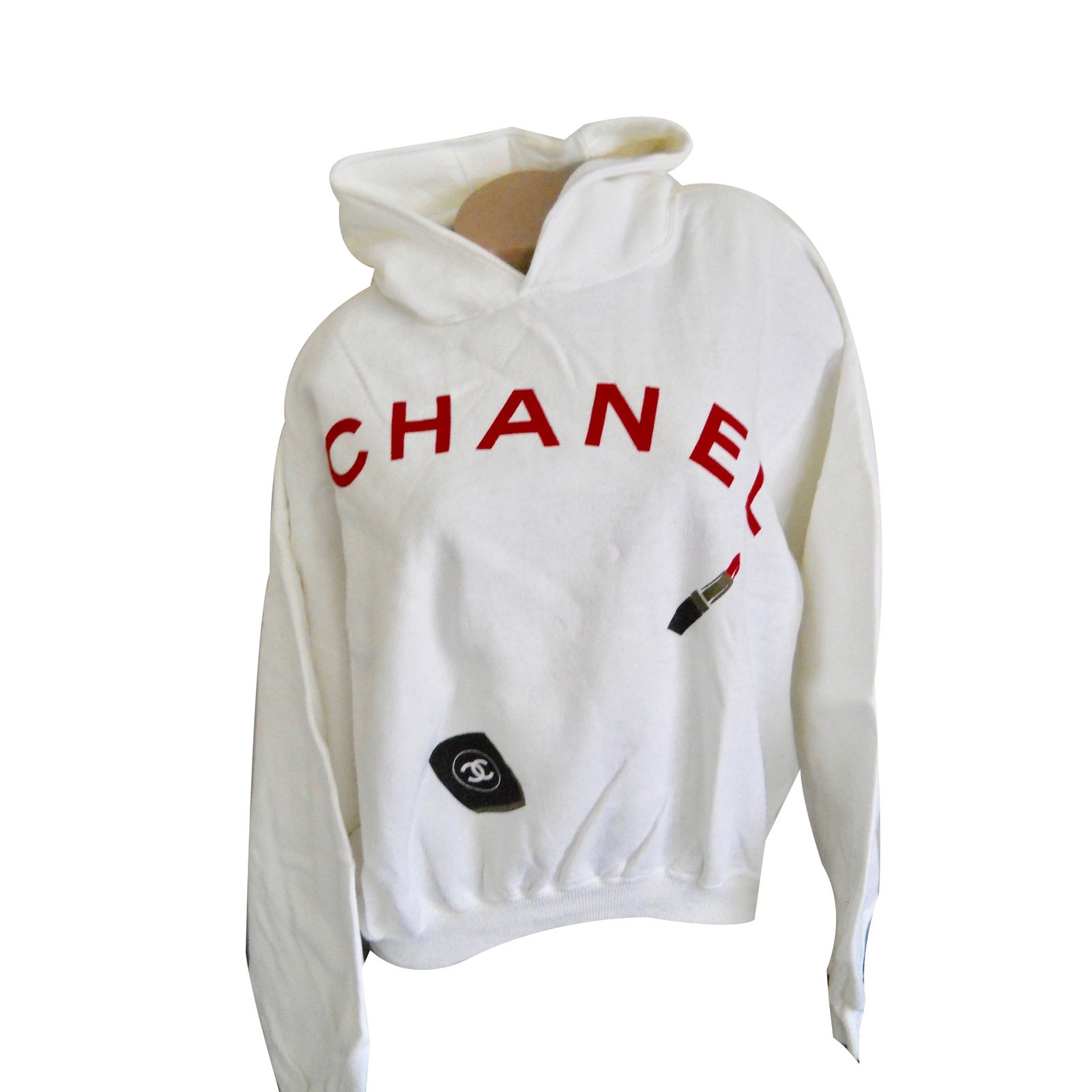 Chanel - Authenticated Knitwear & Sweatshirt - Cotton White for Women, Very Good Condition