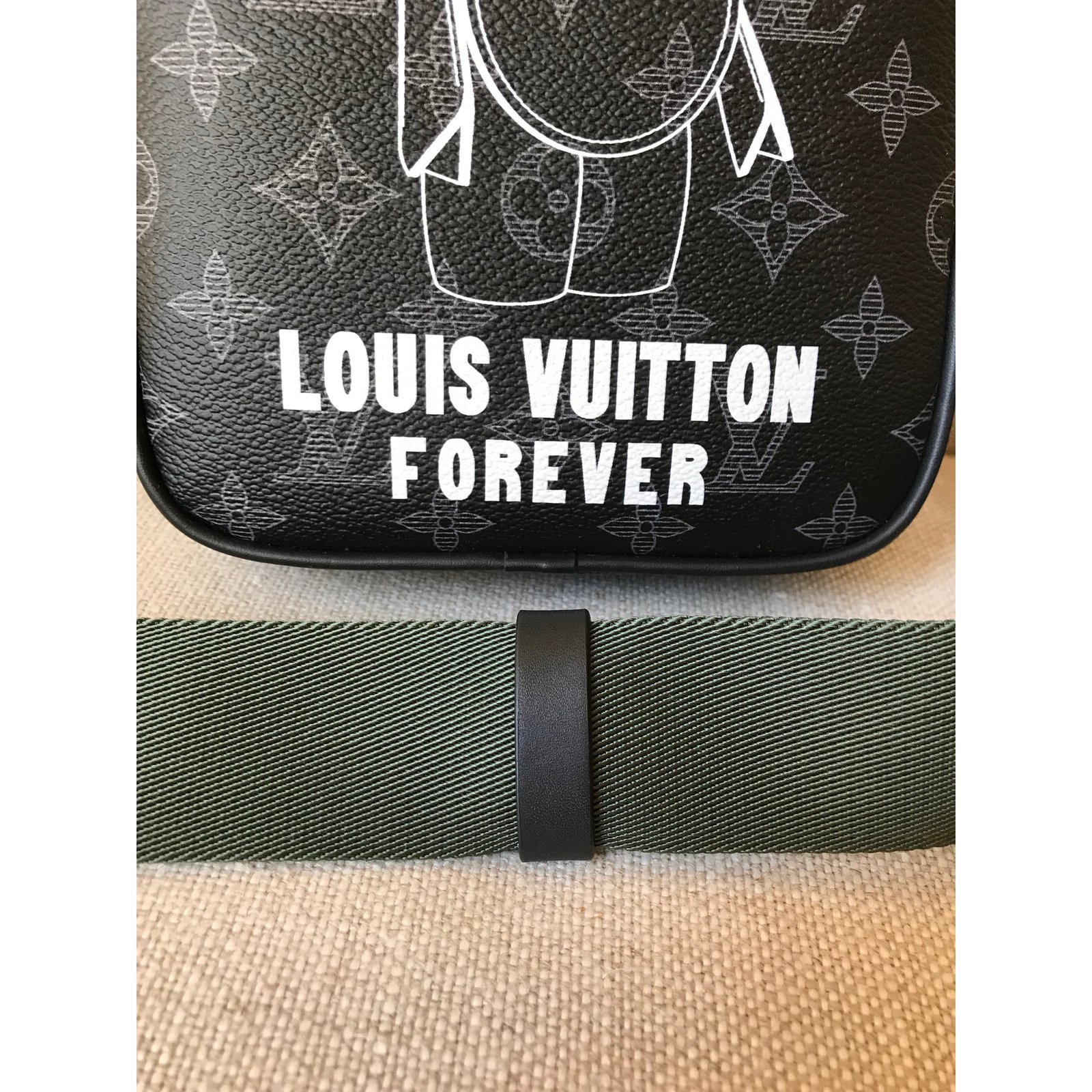 Louis Vuitton Danube PM Vivienne Shoulder LV Forever Bag Monogram Eclipse  New 