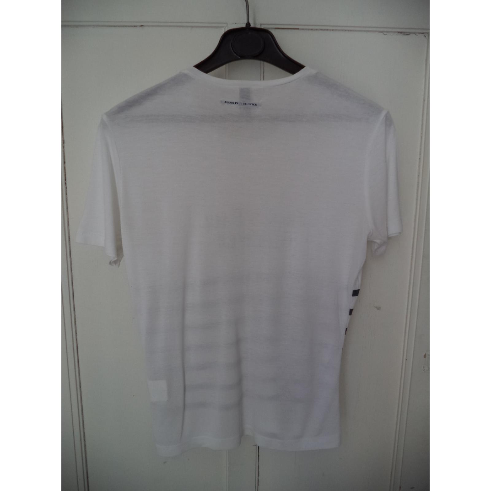 Tee-shirt Gaultier Junior Fille - 14 Ans - Blanc Coton - EXCELLENT