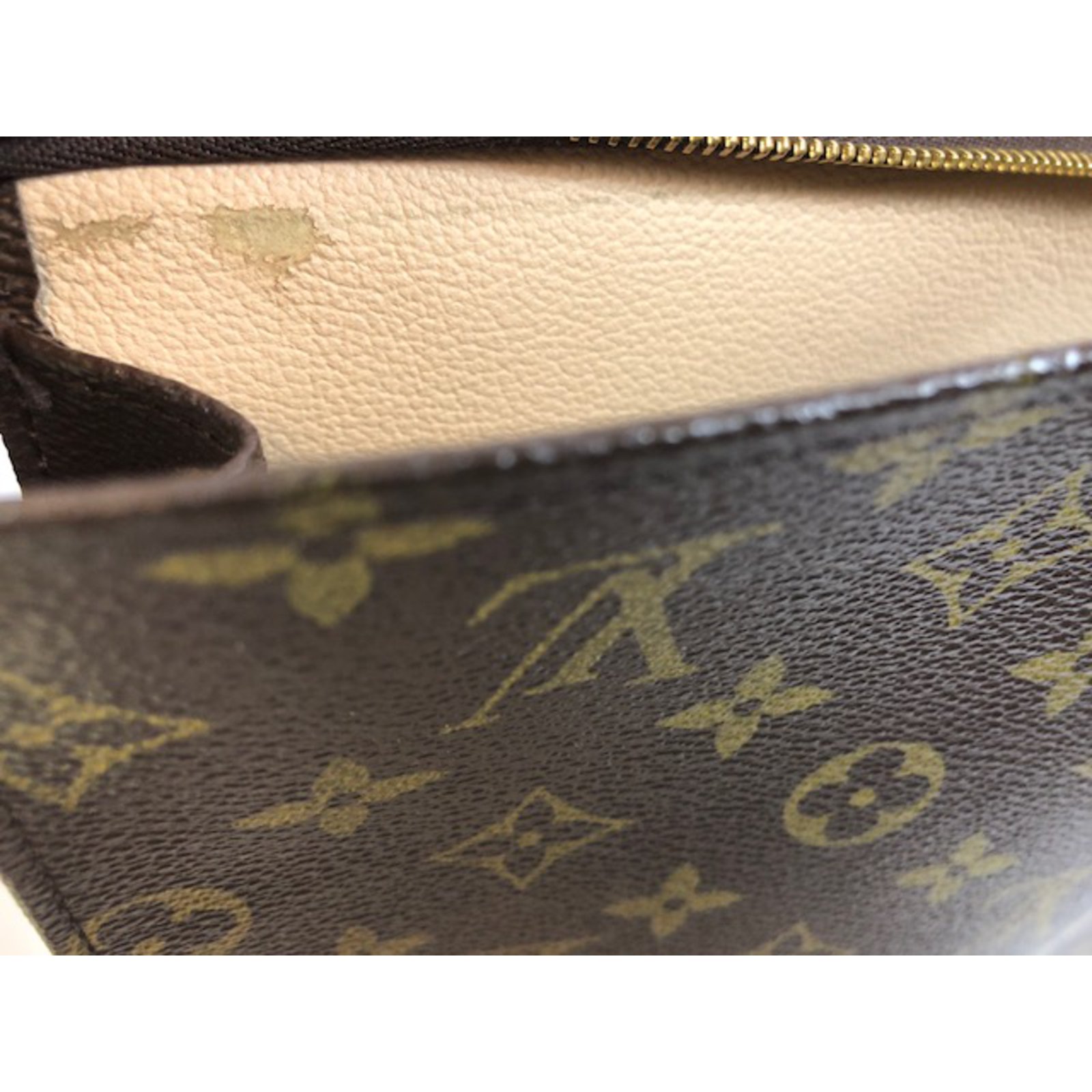 Louis Vuitton 26 Clutch Bag Brown Leather ref.69183 - Joli Closet