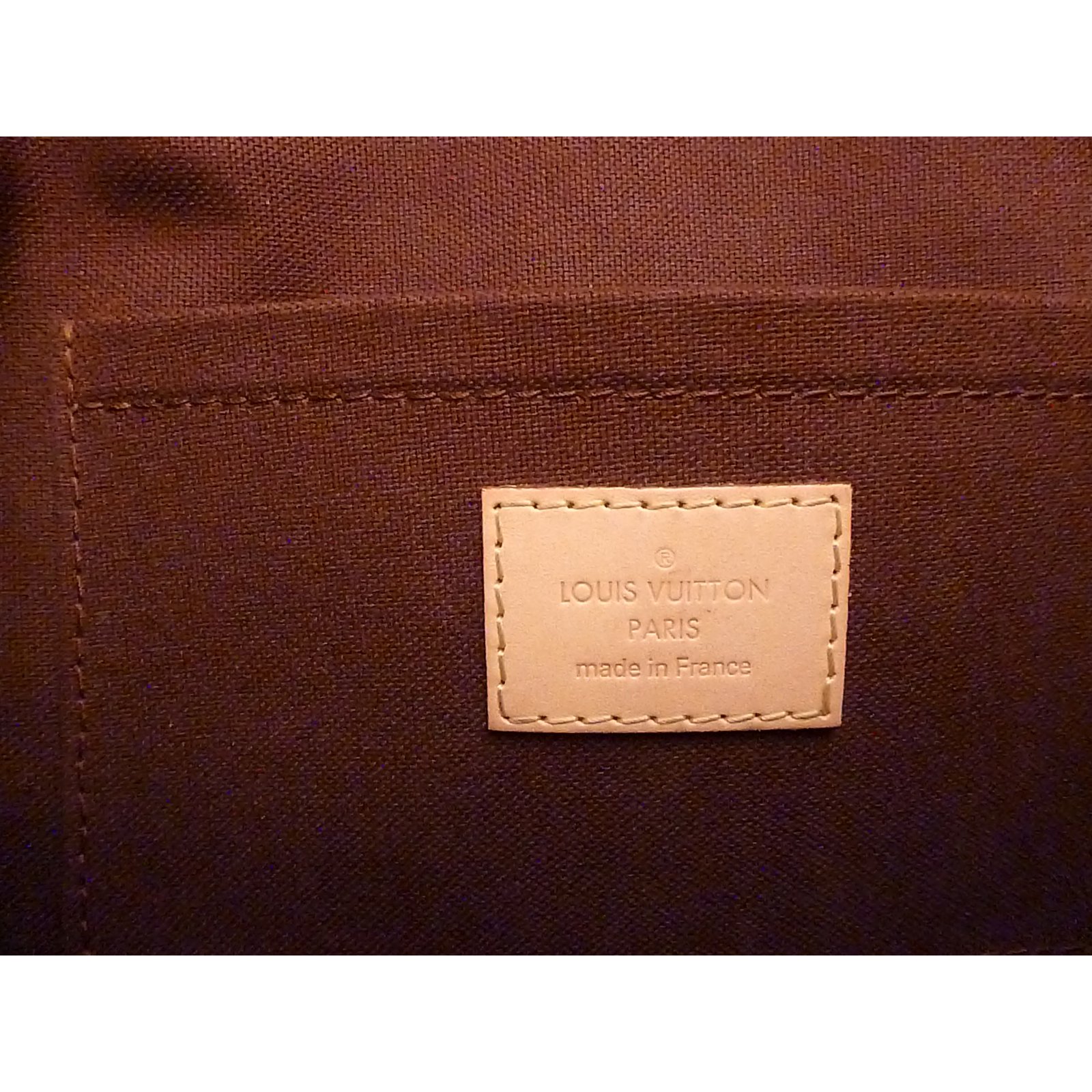 Louis Vuitton Boétie pm Fourrure Marron foncé ref.1022784 - Joli Closet