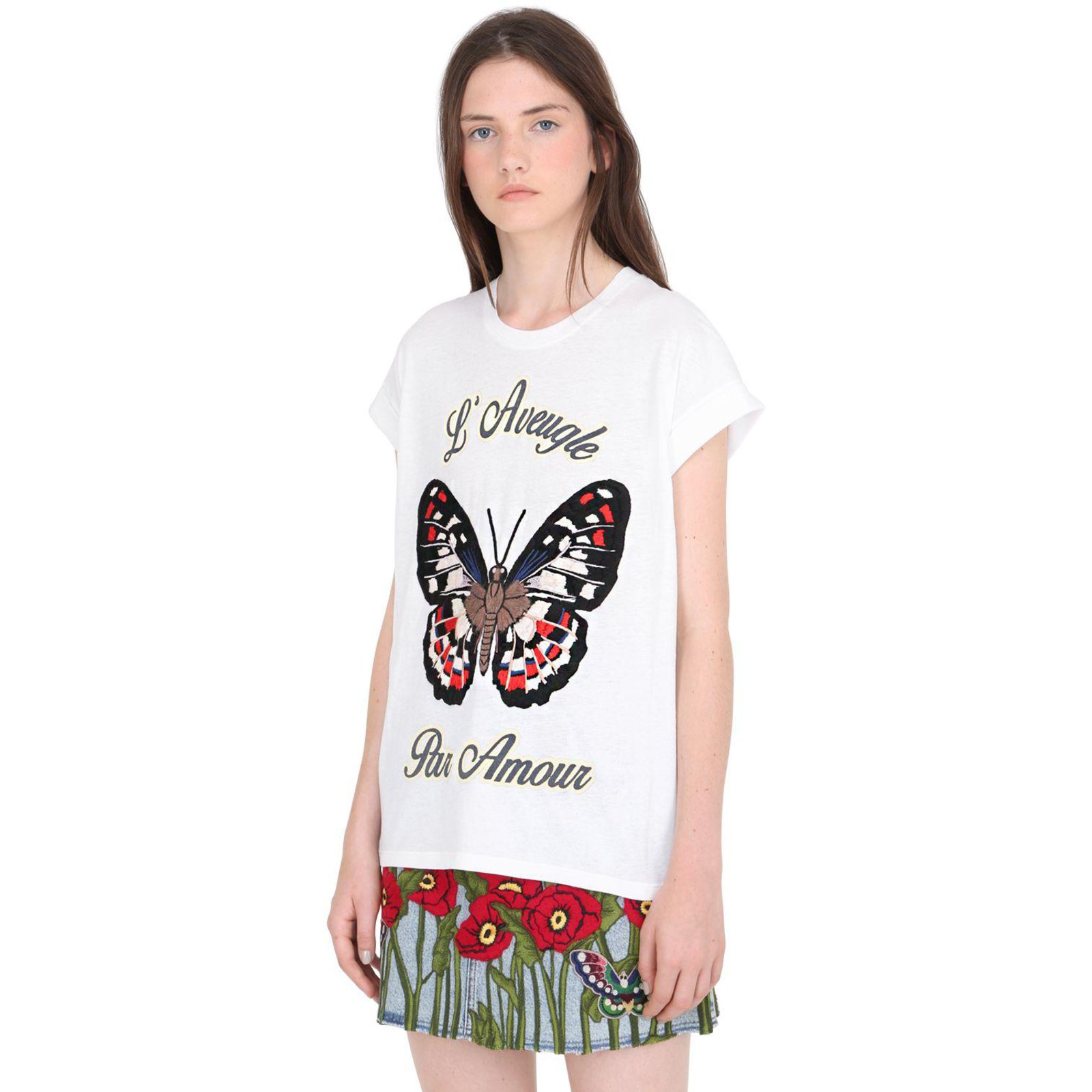 gucci shirt with butterfly