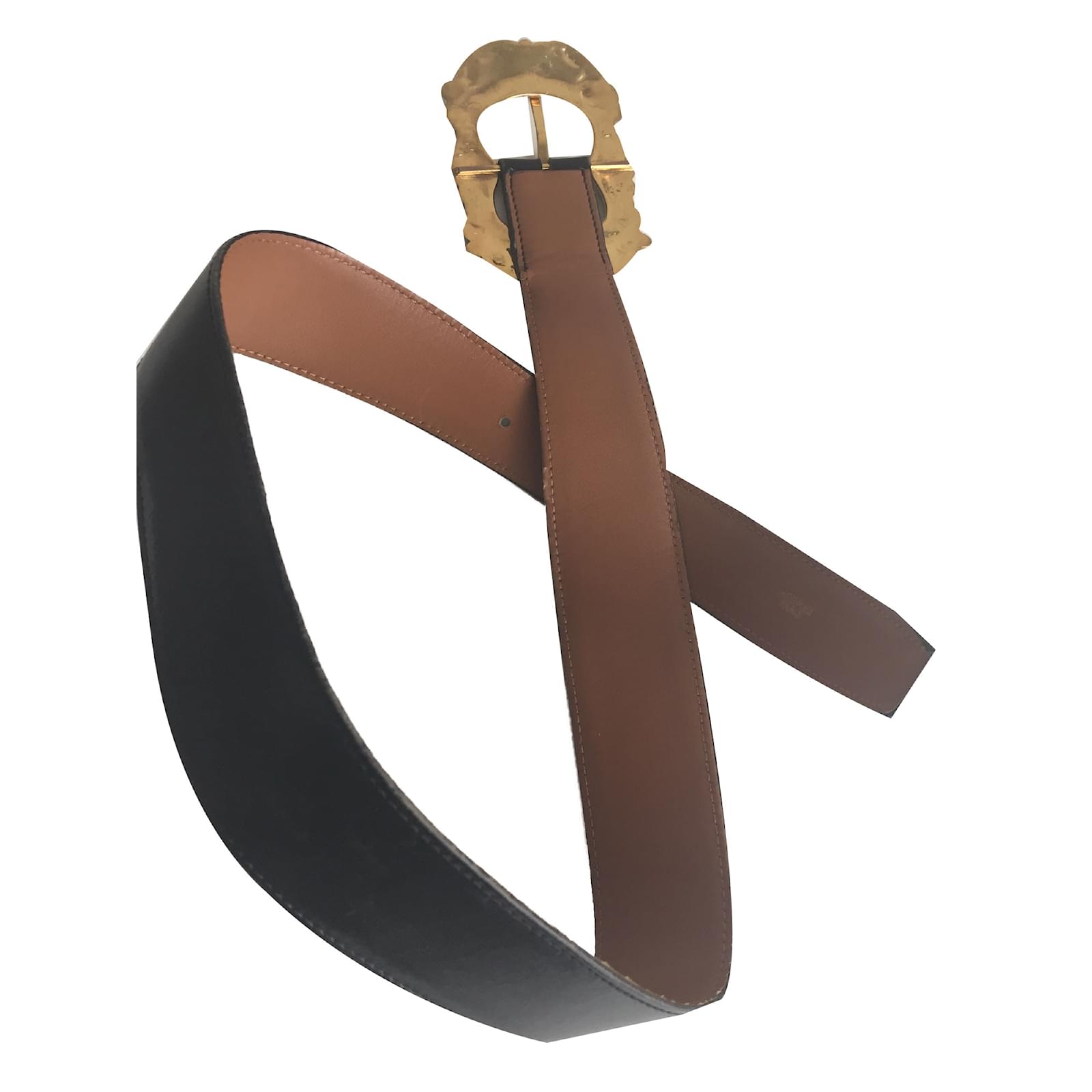 Hermès Belt Black Leather ref.69558 Joli Closet