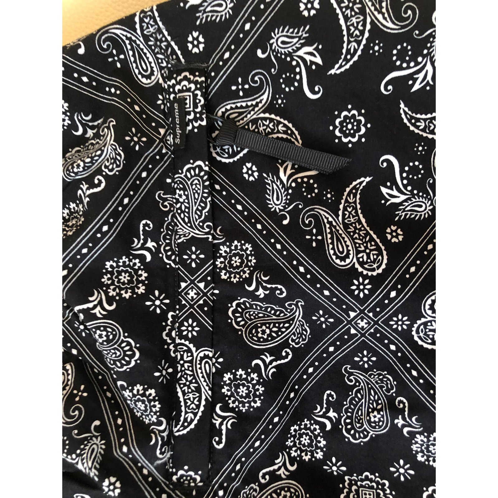 Supreme Bandana Track Pant Black Cotton ref.69935 - Joli Closet