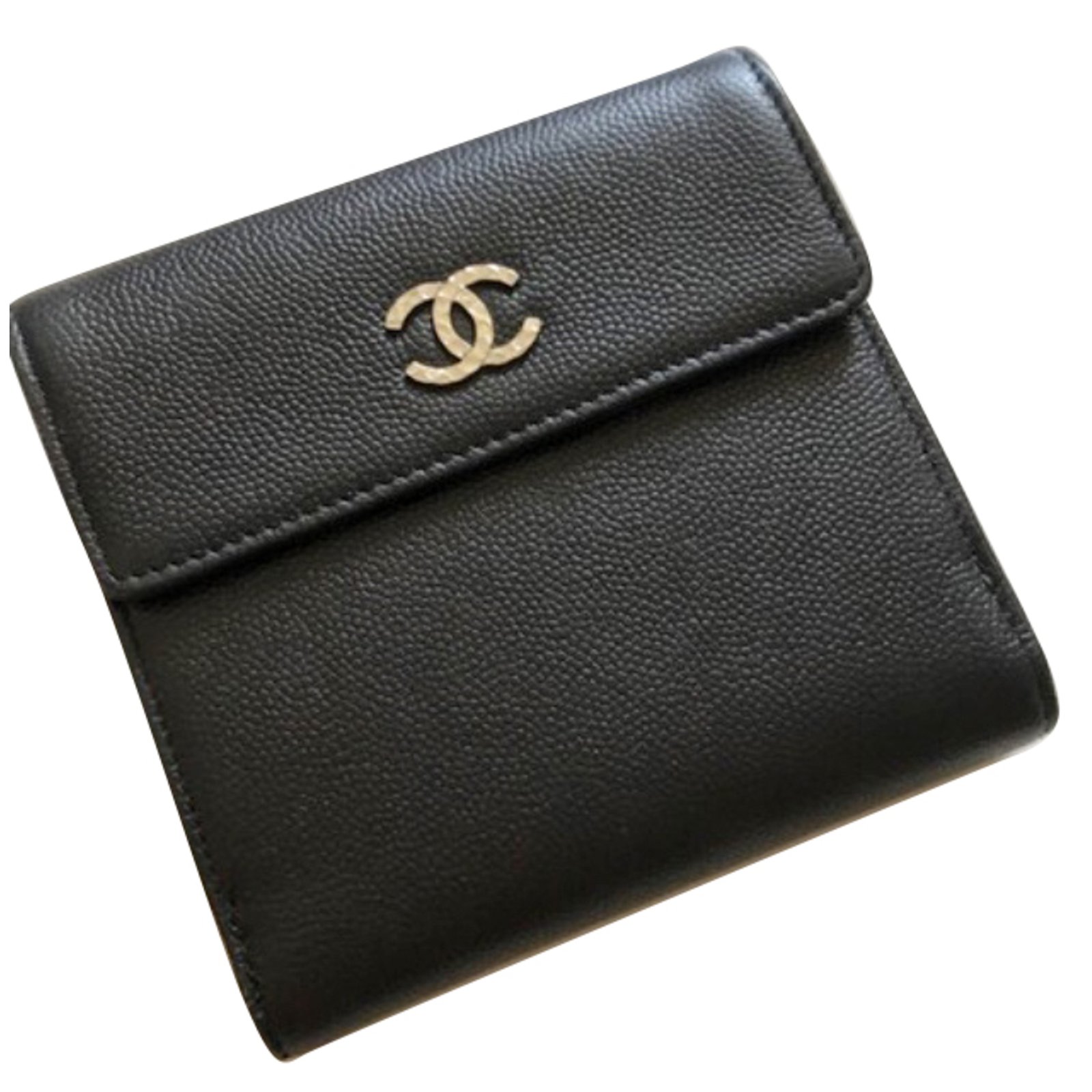 Chanel Wallet Black Leather ref.70101 - Joli Closet