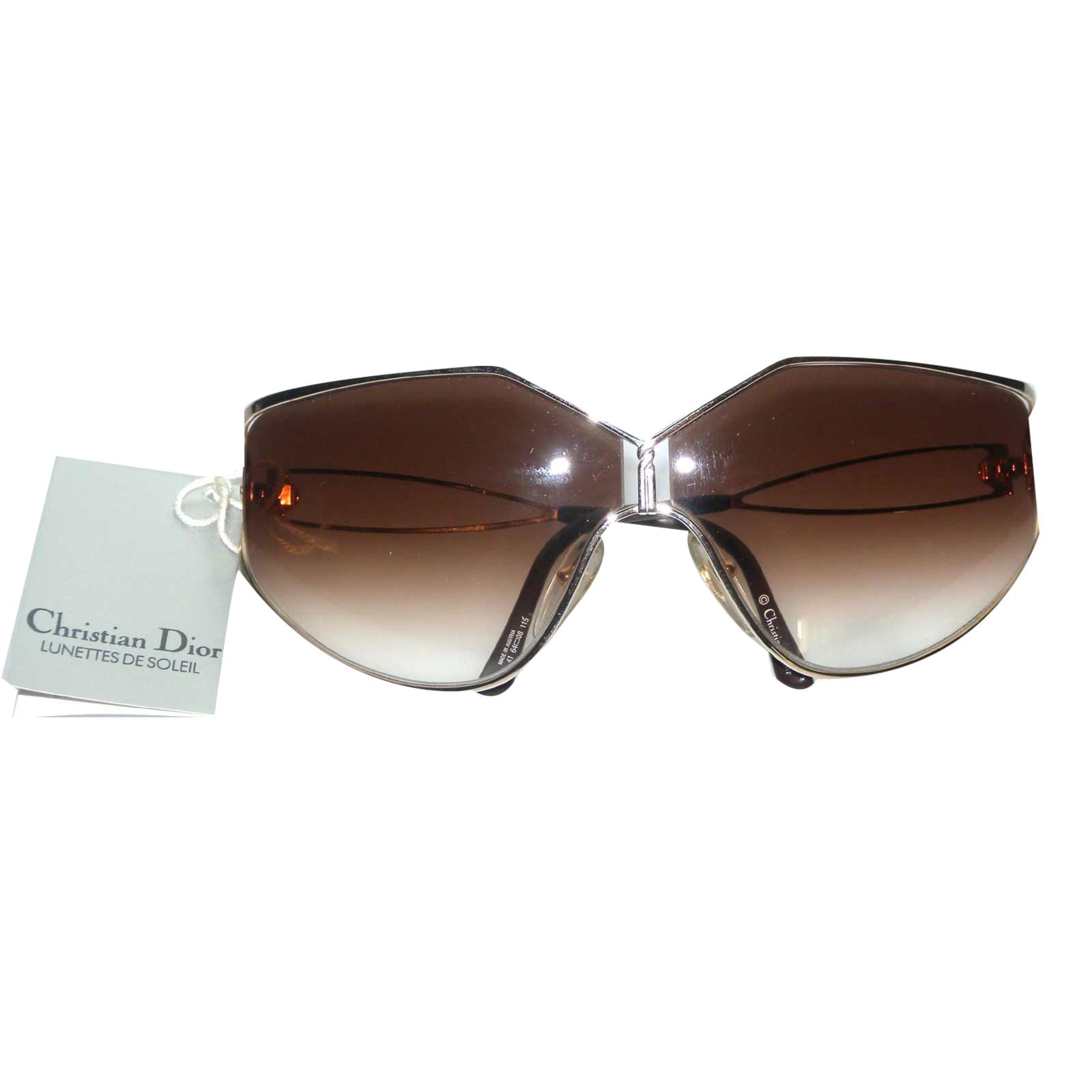 christian dior gold sunglasses