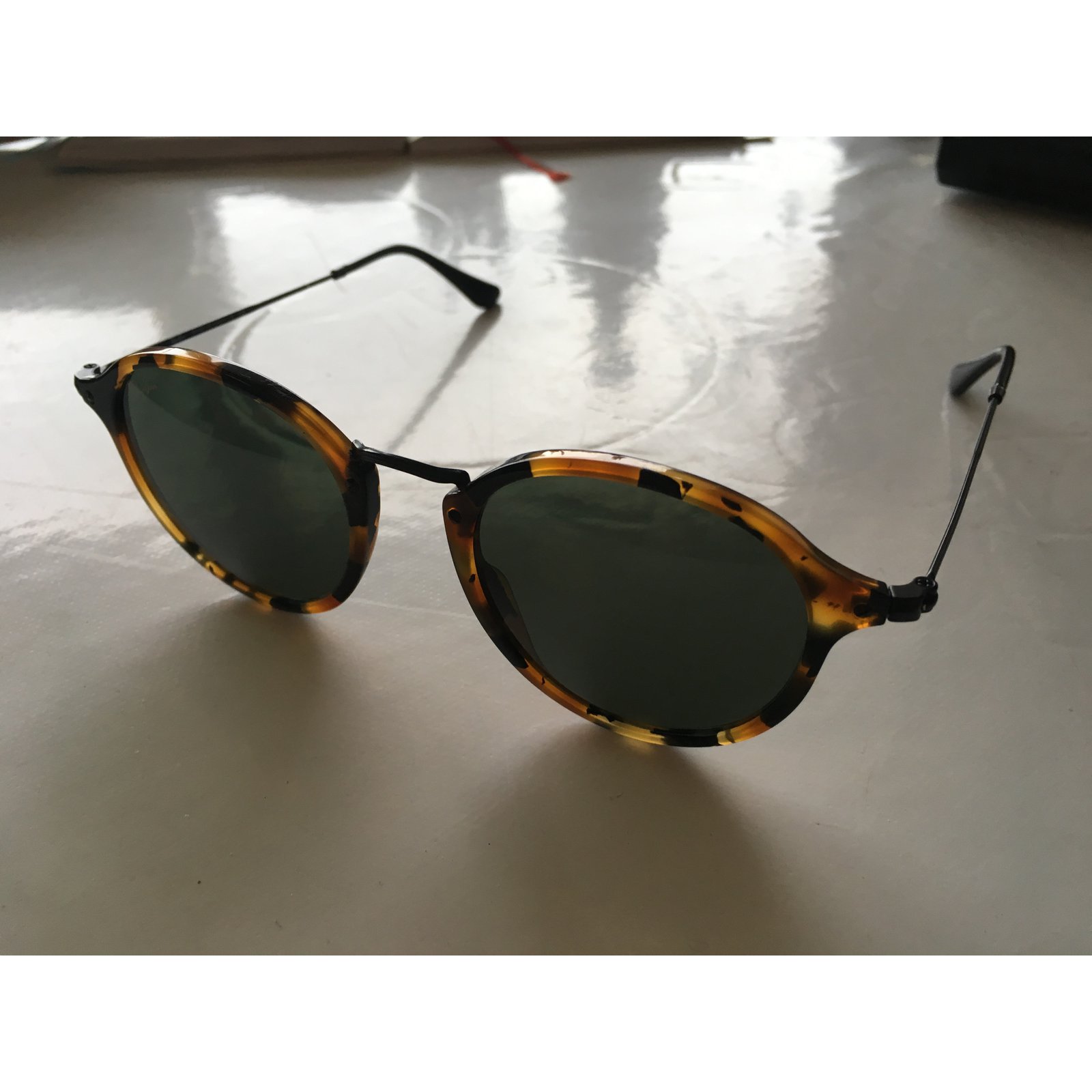 ray ban leopard print sunglasses