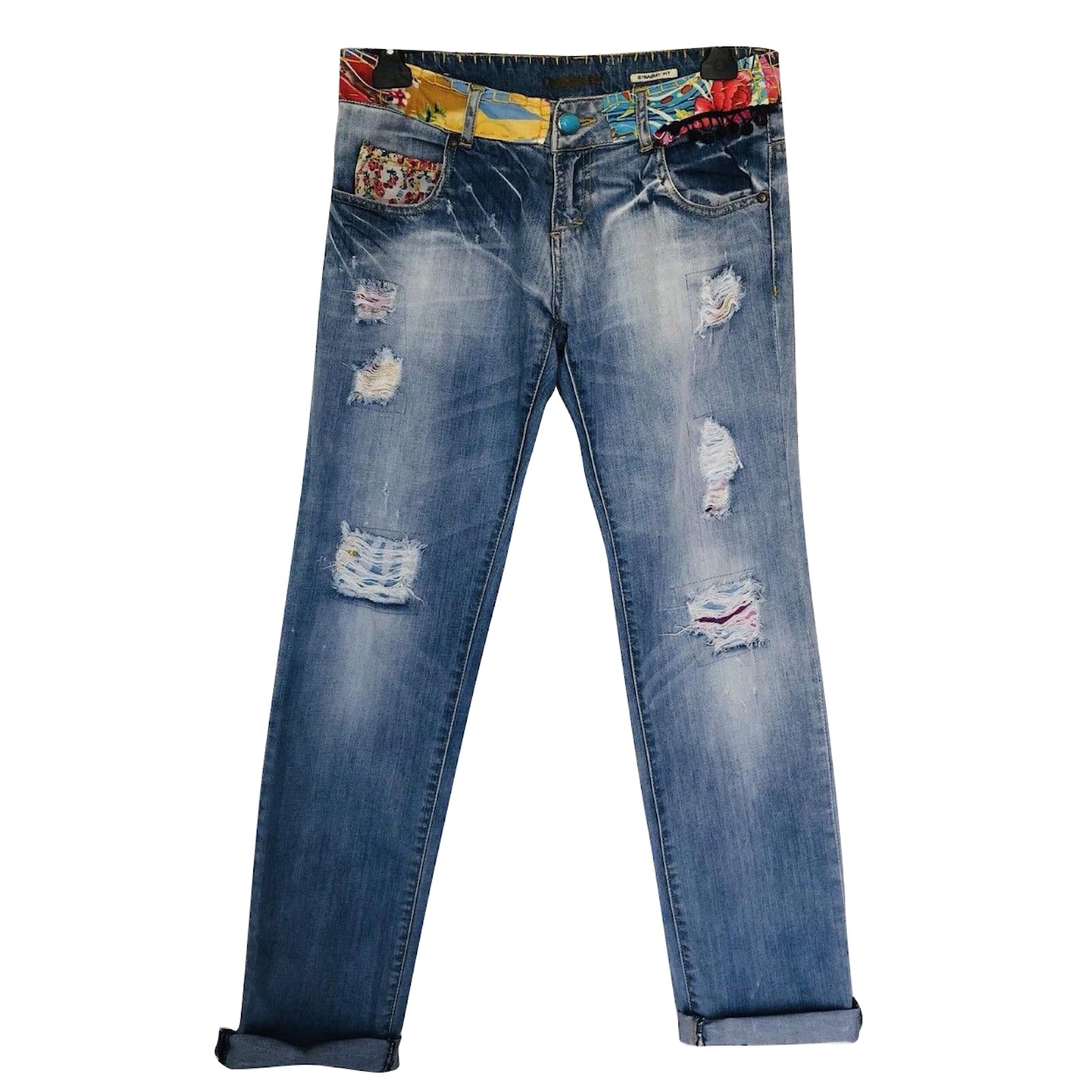 Desigual Jeans Blue Denim ref.70950 Joli Closet