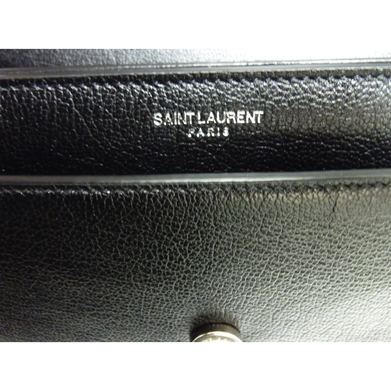 Yves Saint Laurent Sunset Bag Black Leather ref.71264 - Joli Closet