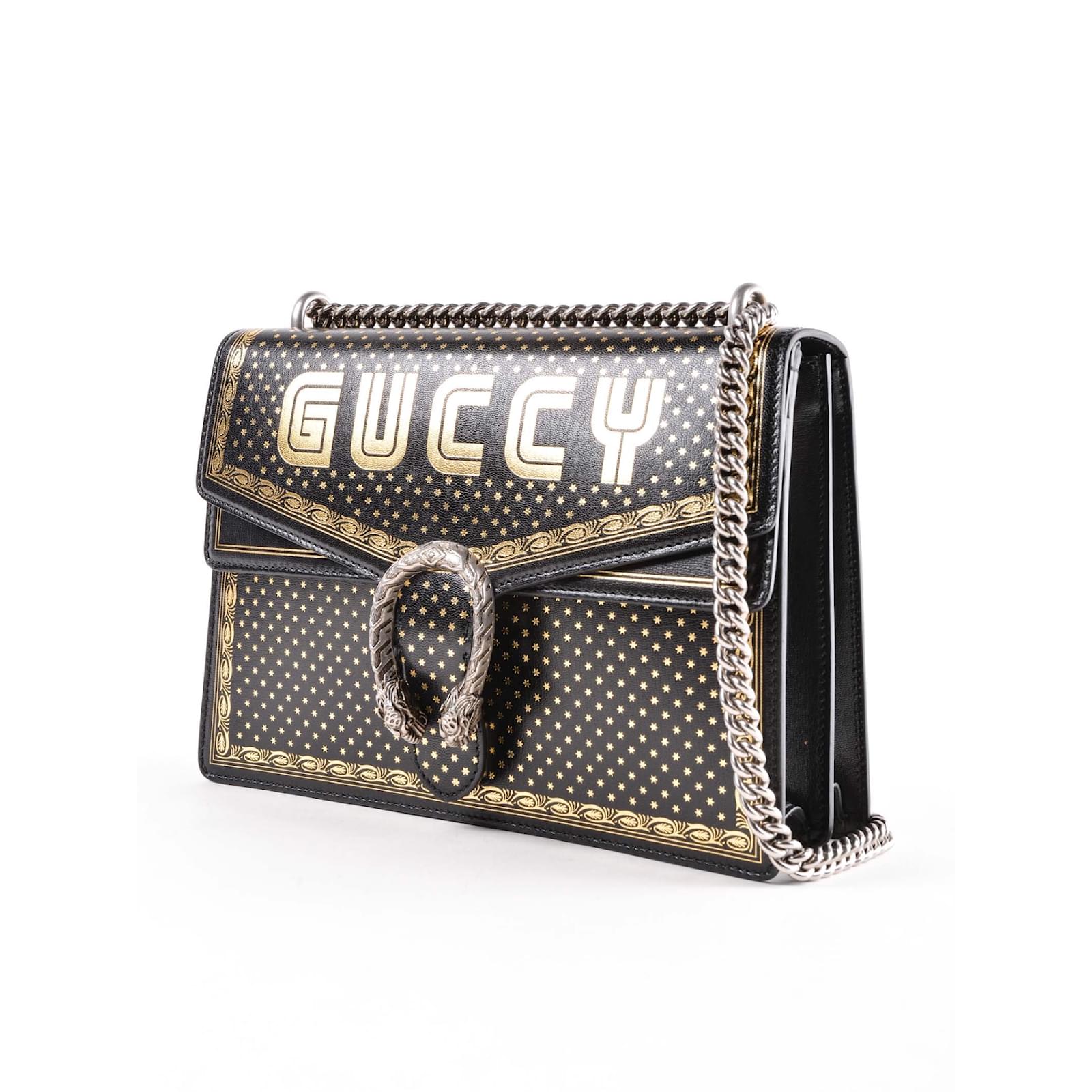 Gucci Dionysus Black Leather ref.71520 Joli Closet