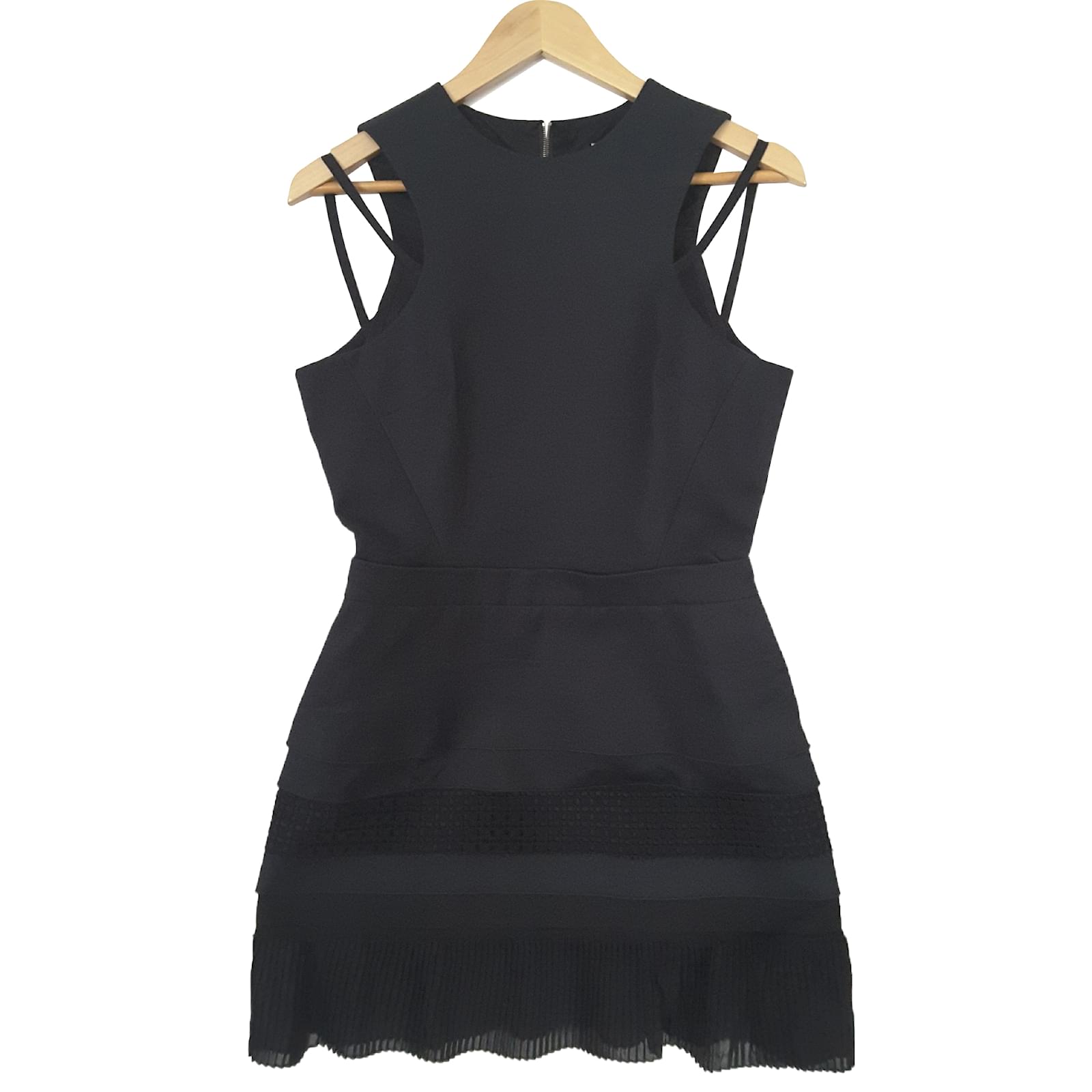 Victoria Beckham Robe Soie Noir ref.71814 Joli Closet