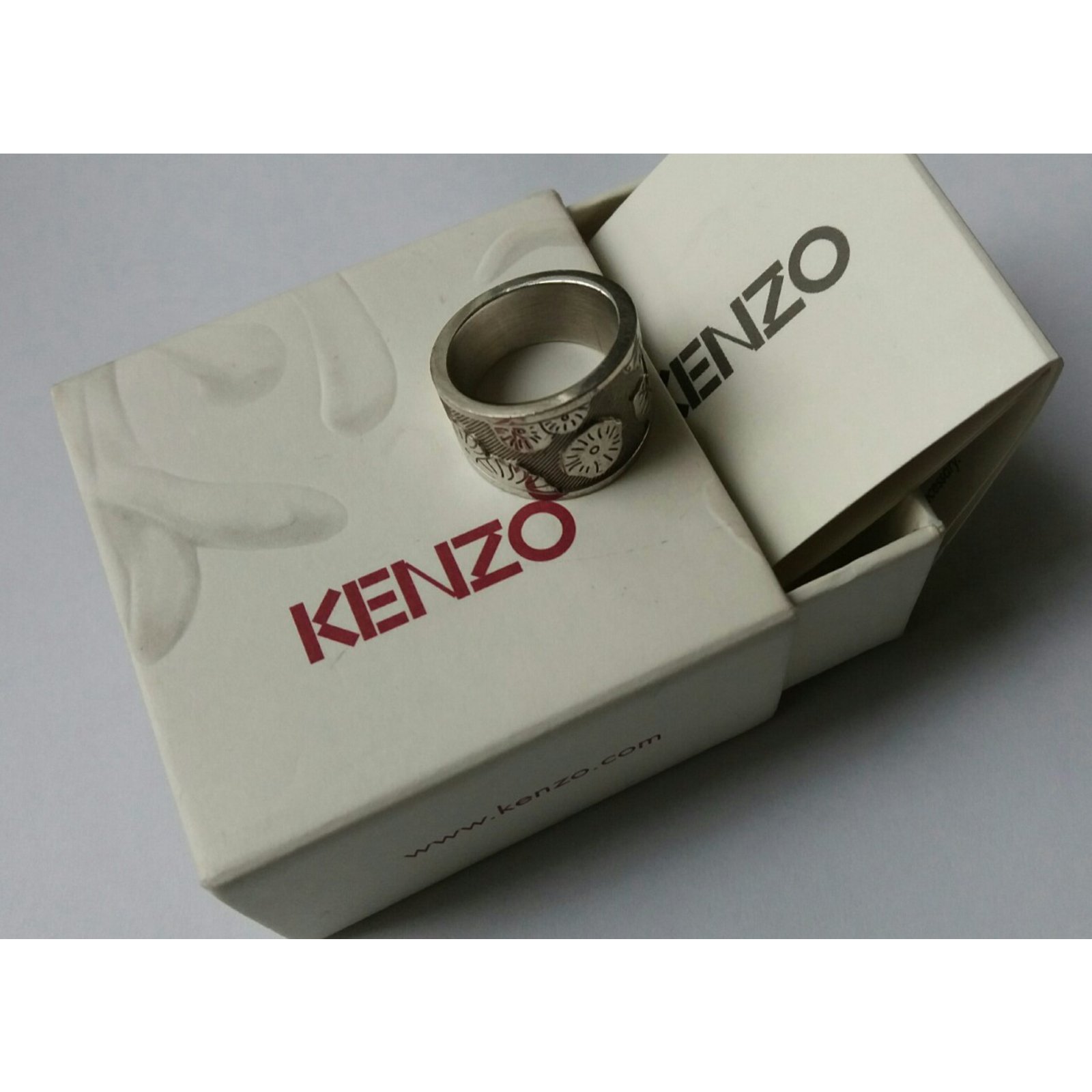 Aantrekkelijk zijn aantrekkelijk Licht ondernemen Kenzo rings Silvery Silver ref.71817 - Joli Closet
