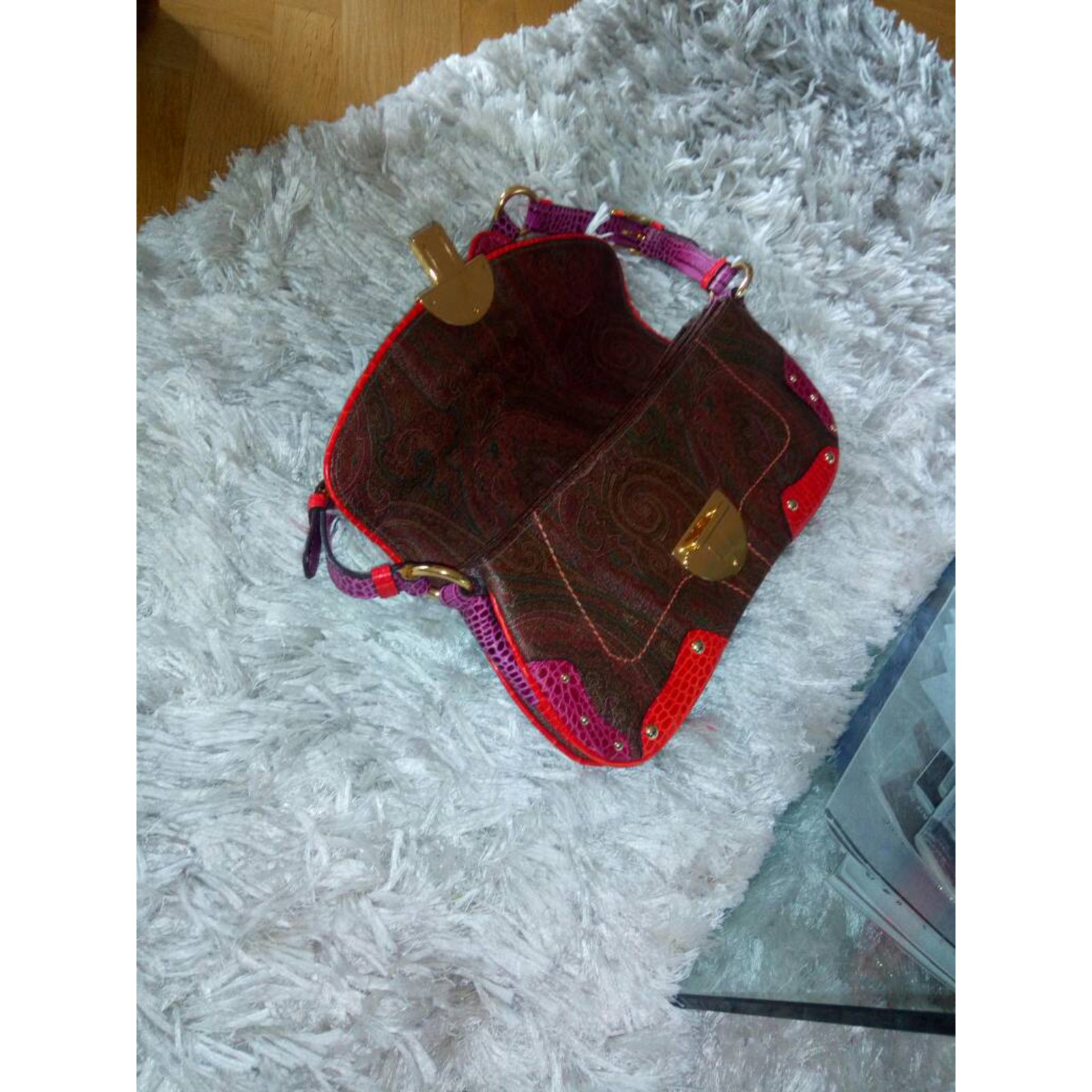 Etro Handbag Multiple colors Exotic leather ref.71974 - Joli Closet