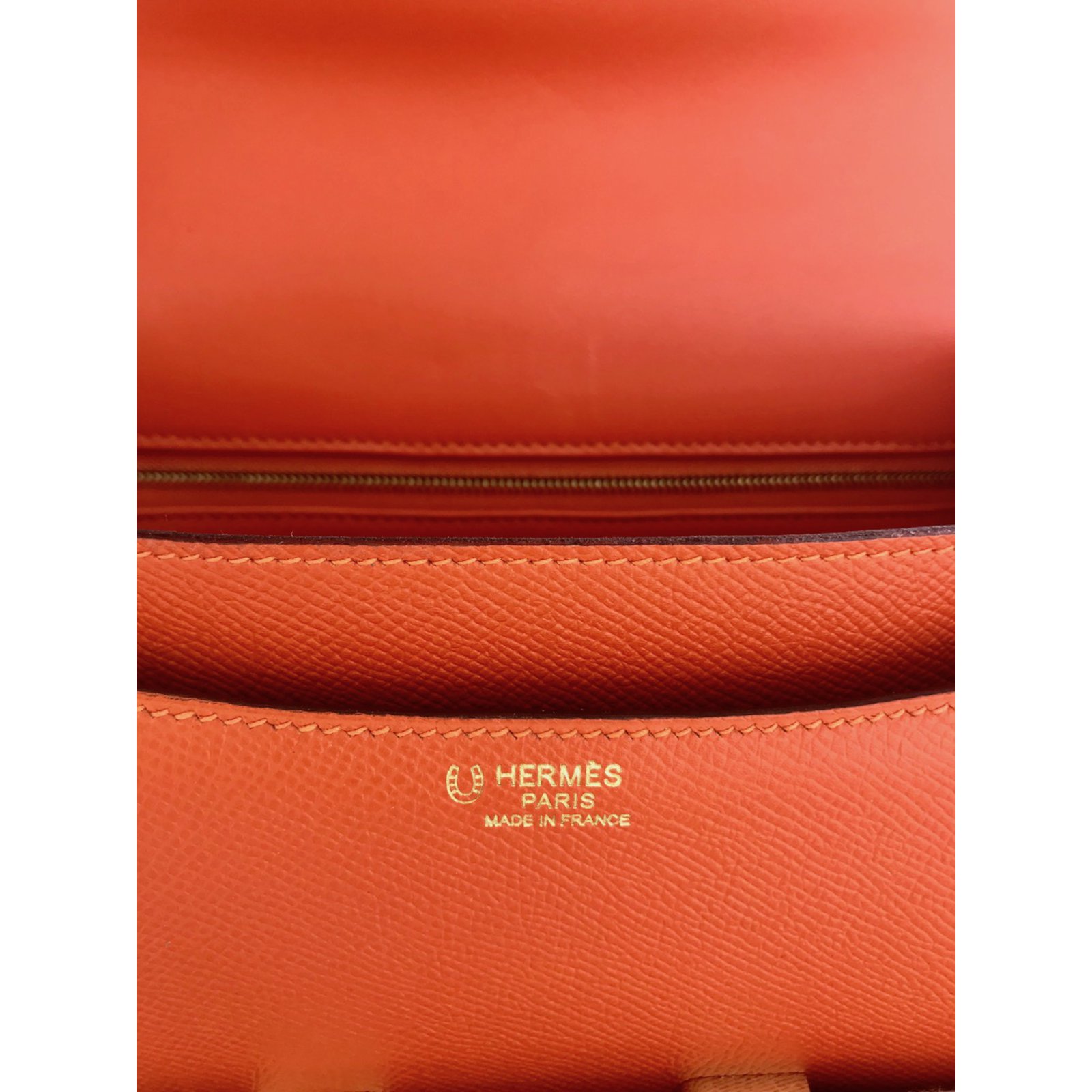 Hermès Constance Orange Leather ref.72953 - Joli Closet