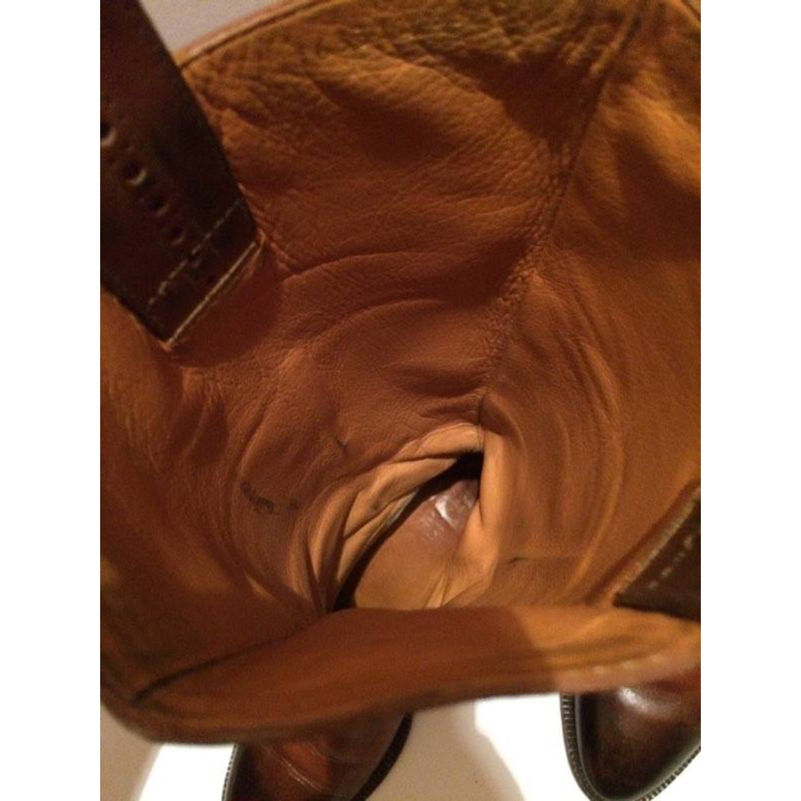 Gucci WESTERN Cowboy BOOTS Caramel Leather ref.73028 - Joli Closet