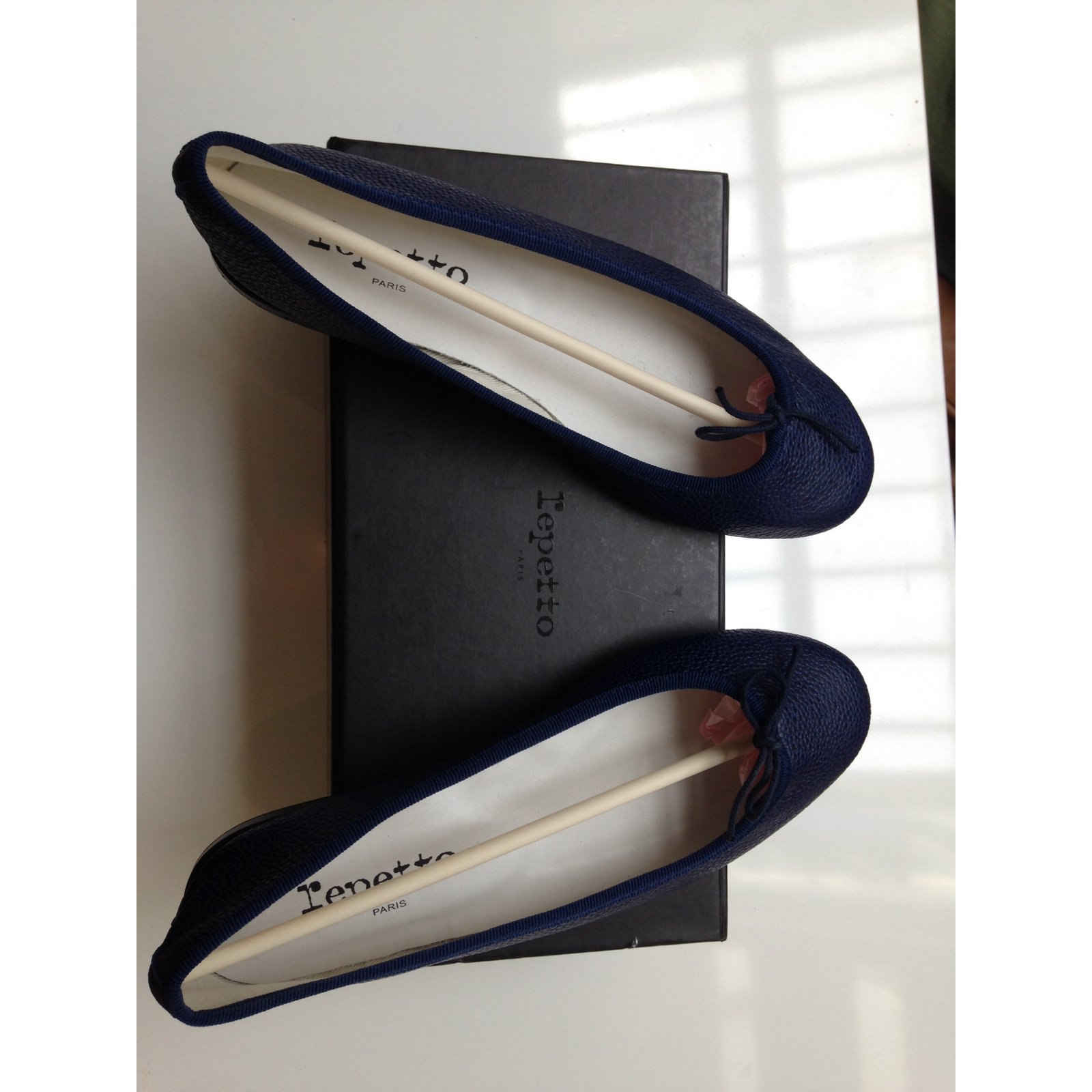 ballerines bleu marine repetto