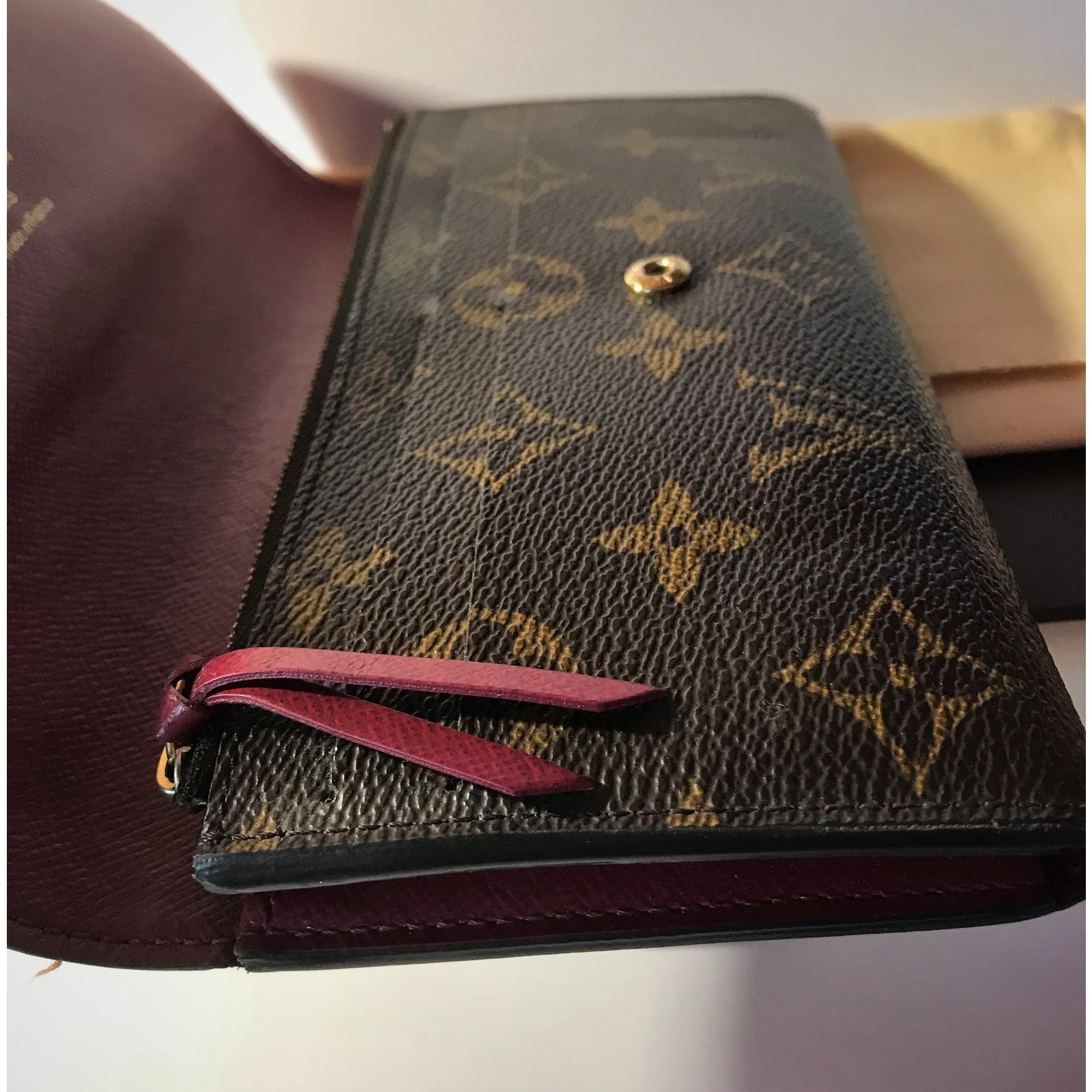 Louis Vuitton Emilie Wallet Limited Edition Brown Cloth ref.73706 - Joli  Closet