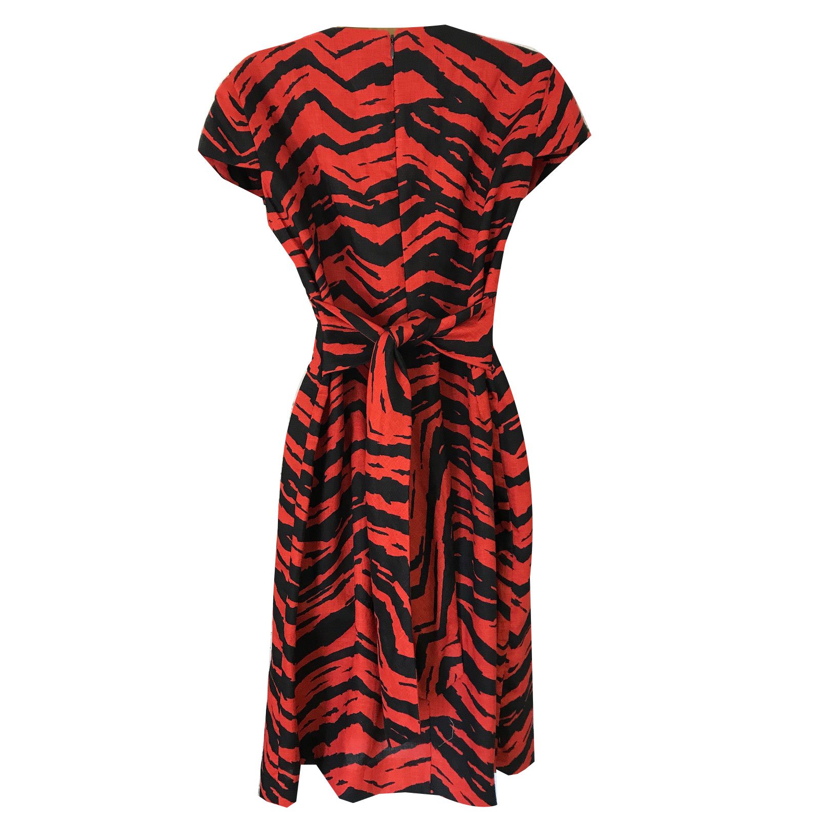 hobbs orange dress