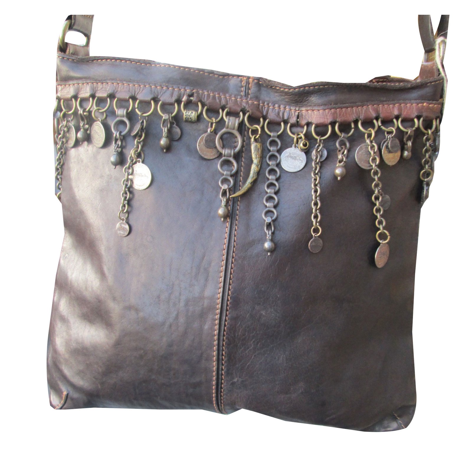 Campomaggi Handbag Dark brown Leather ref.73915 - Joli Closet