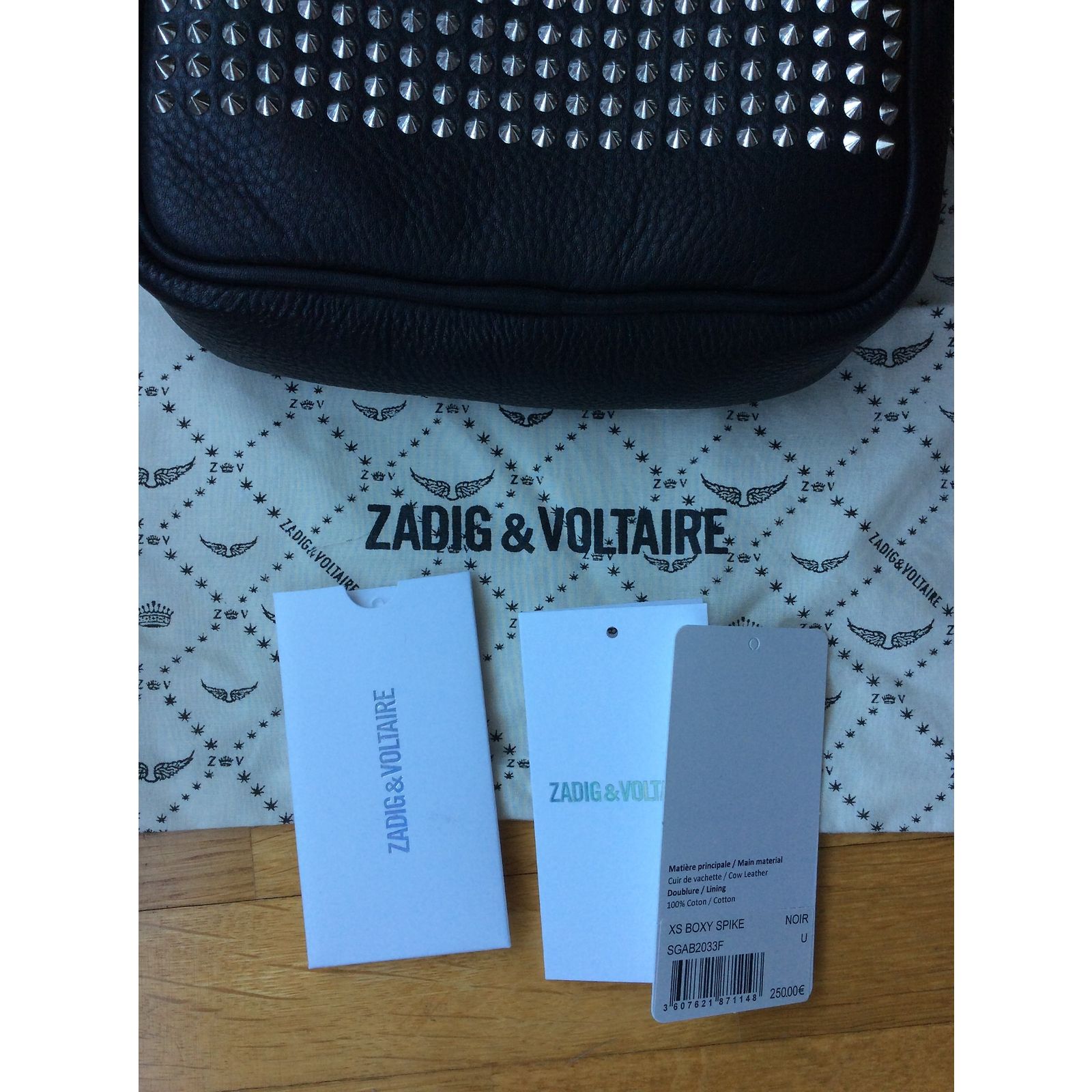 Pull Zadig & Voltaire Boxy Noir - Taille S - Cachemire 97% - Col Roulé - Neuf Avec étiquettes