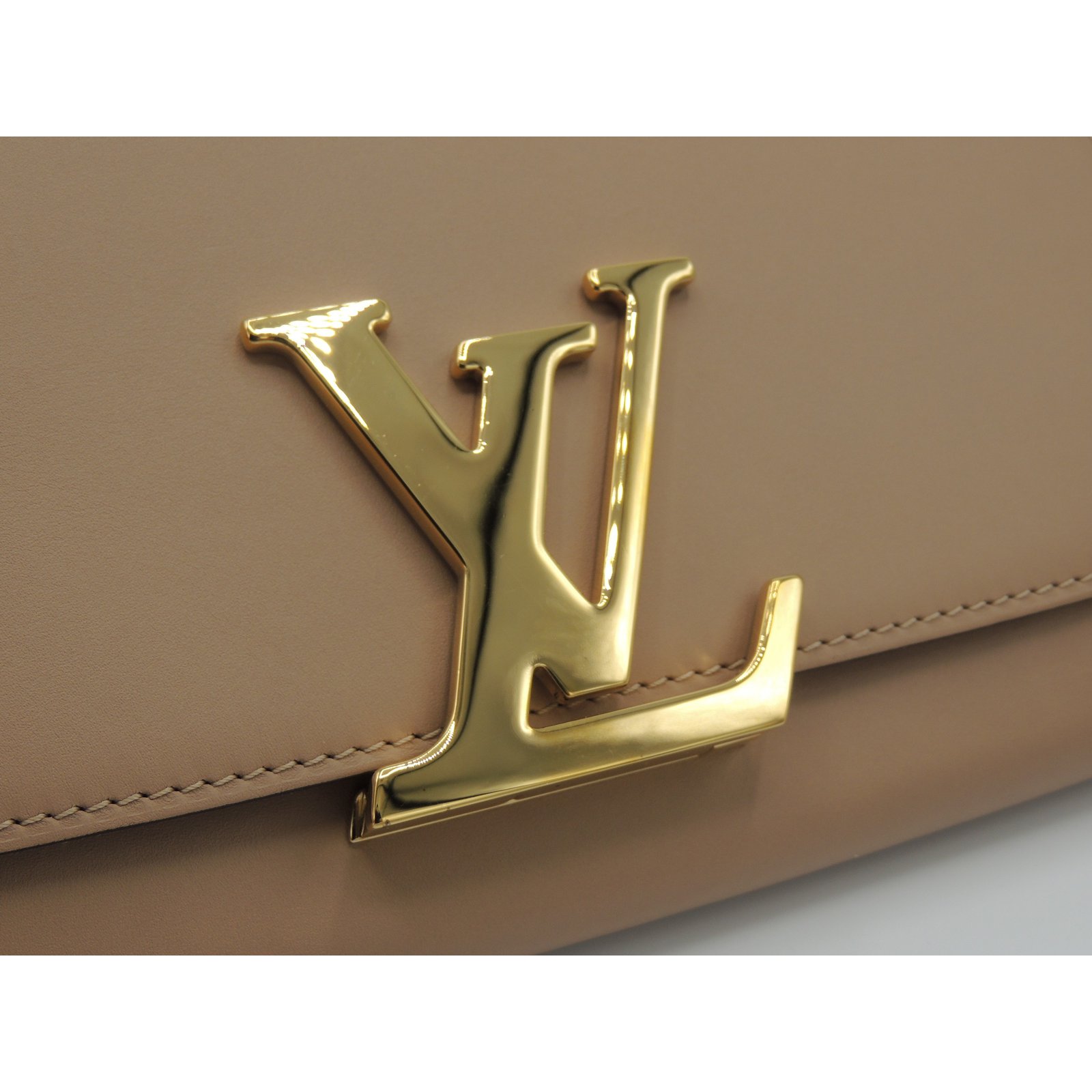 Louis Vuitton Louise Hoop Golden Gold-plated ref.333611 - Joli Closet