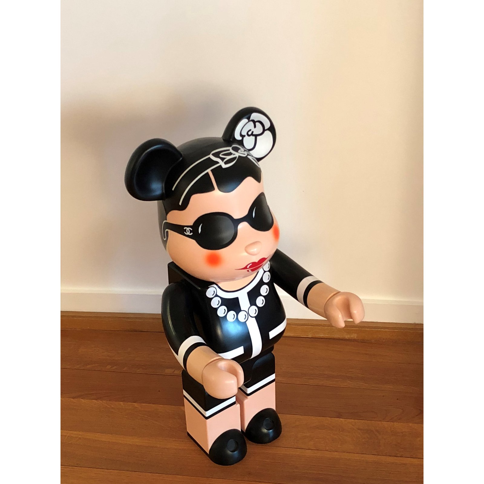 coco chanel bearbrick 1000