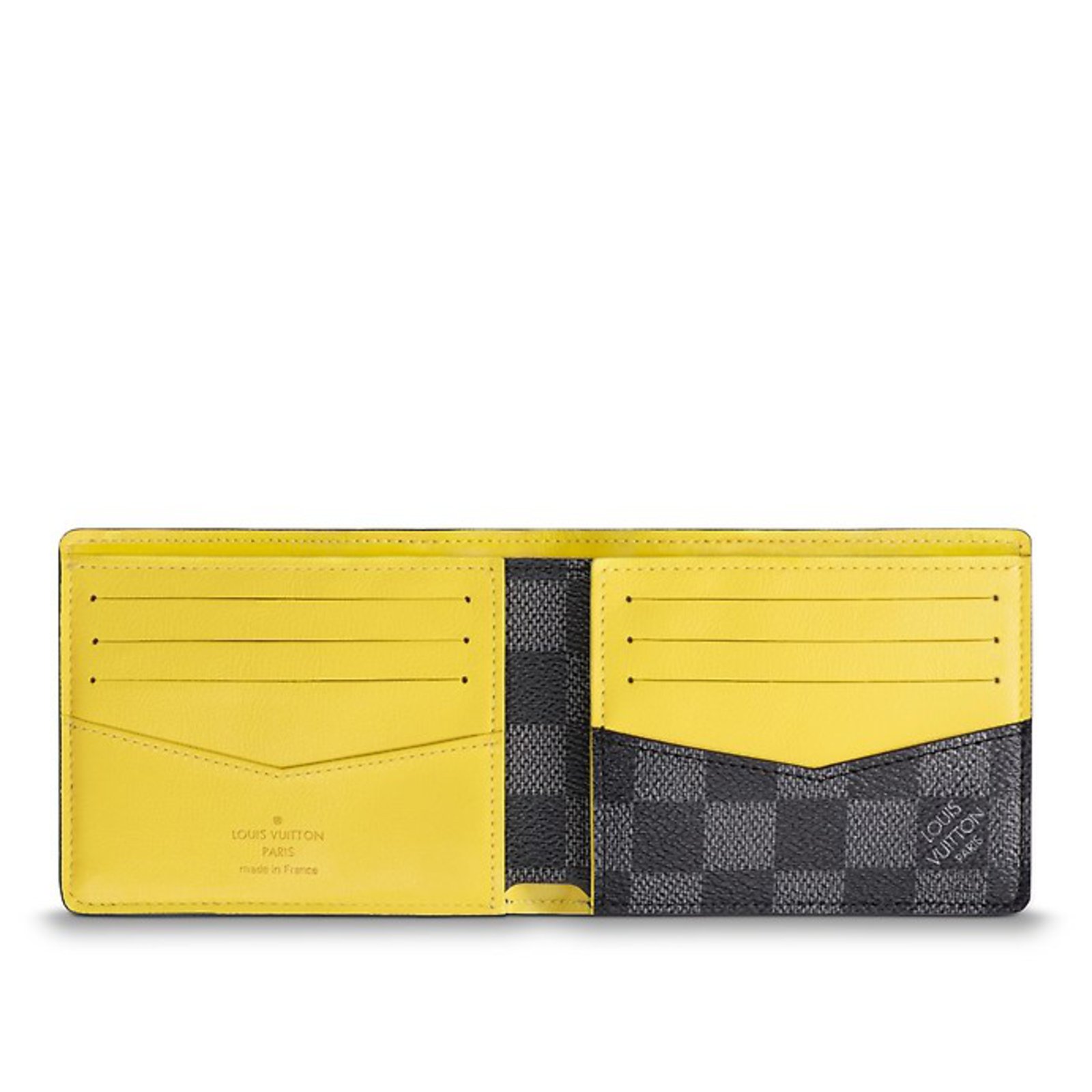 Louis Vuitton mens wallet Yellow Leather ref.136470 - Joli Closet