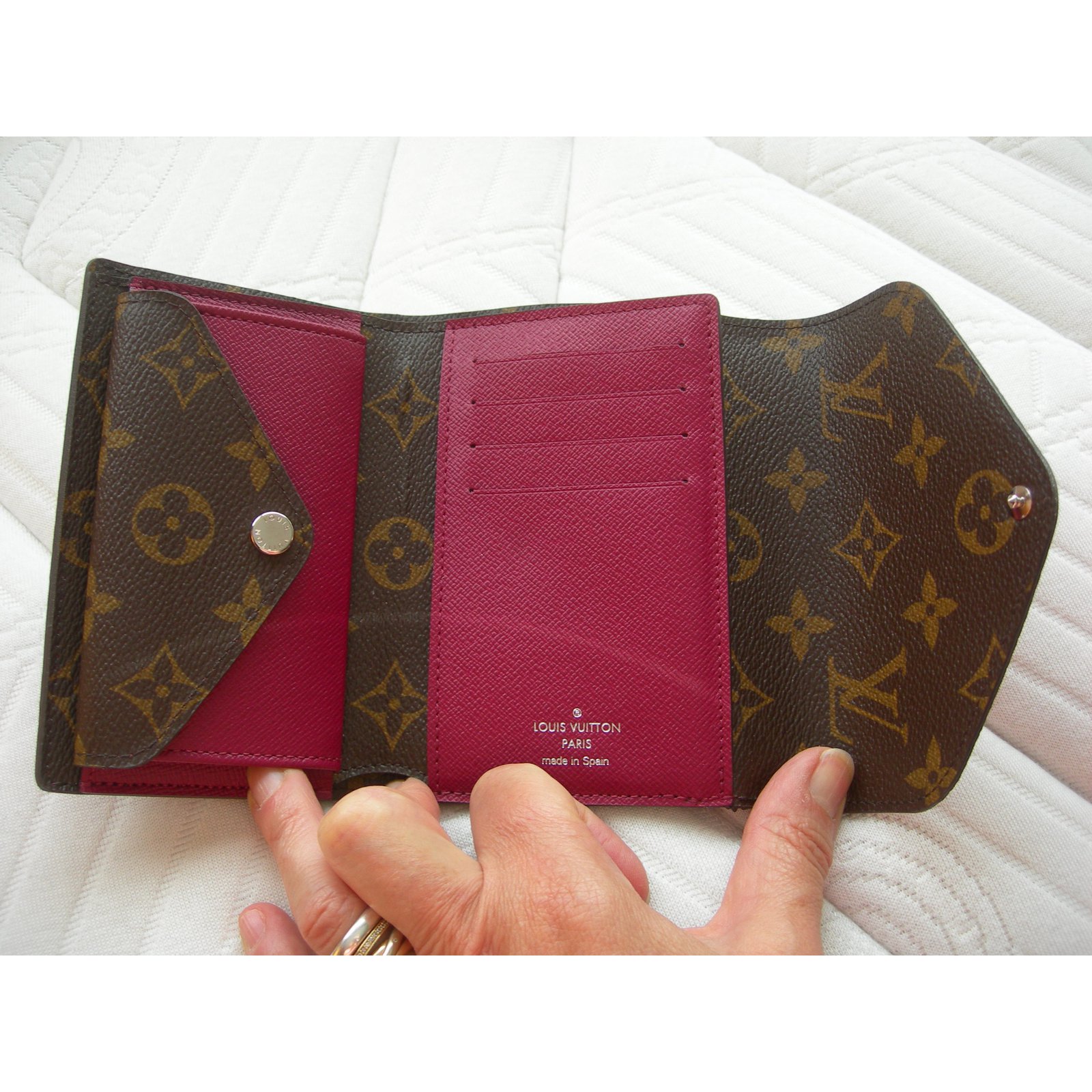 Zoé leather wallet Louis Vuitton Multicolour in Leather - 24191854